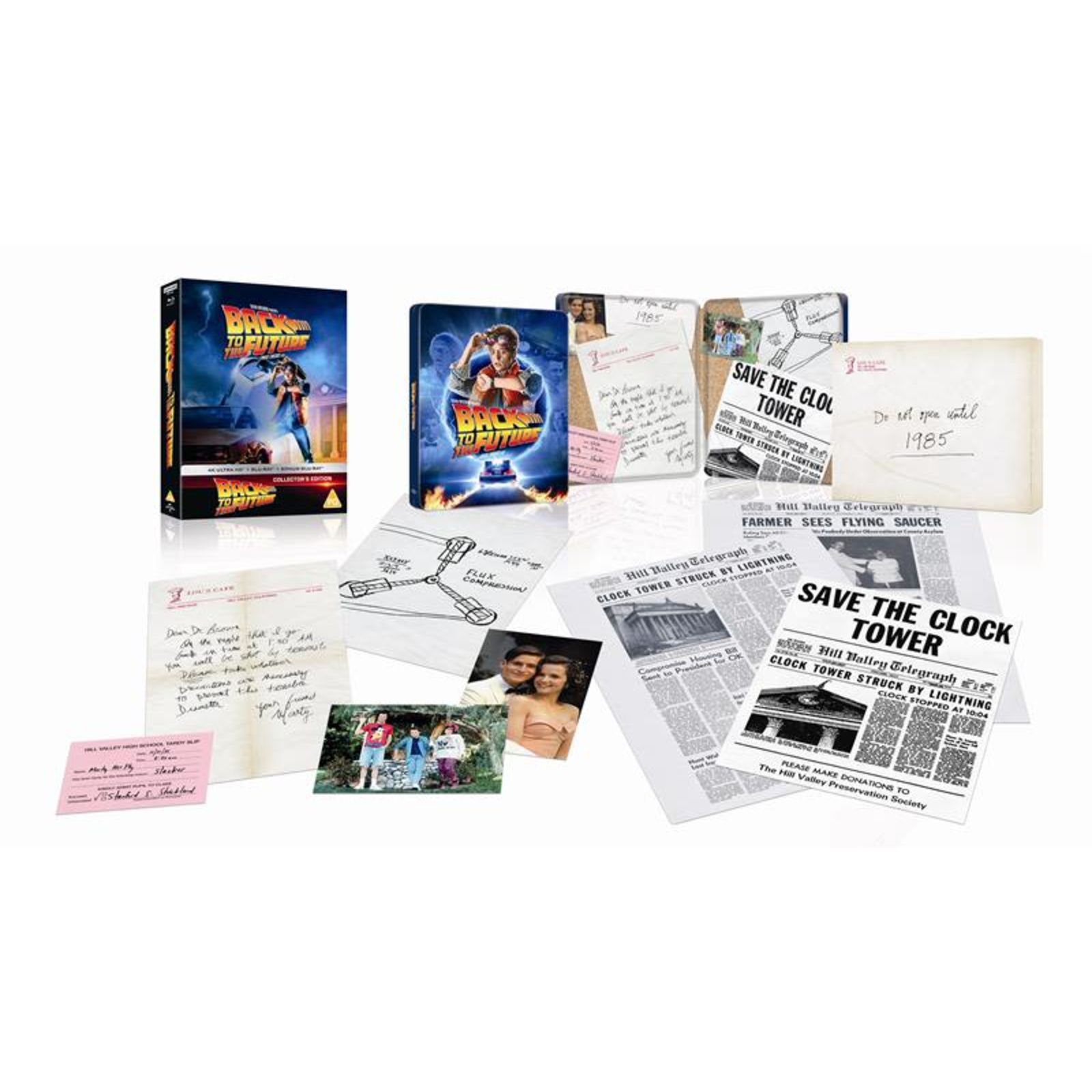 Back to the Future 4K Ultra HD & Blu-Ray Steelbook | Zavvi UK