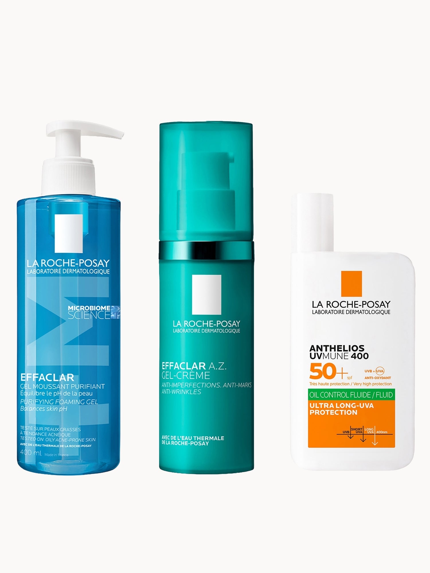 La Roche Posay Effaclar Adult Acne Bundle, Effaclar Cleanser
