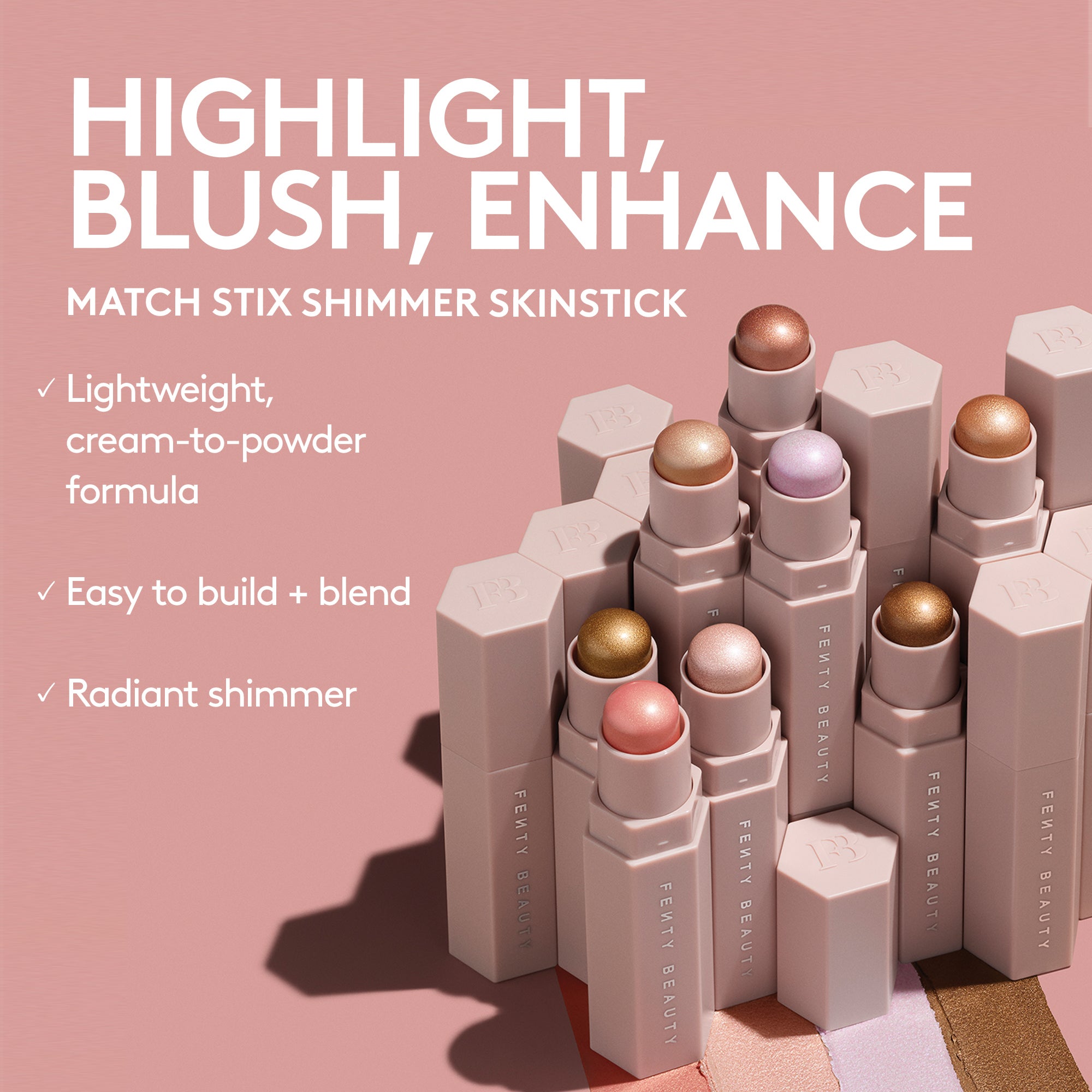Fenty Beauty Mini Match Stix Duo Contour + Highlighter Set 5.6g