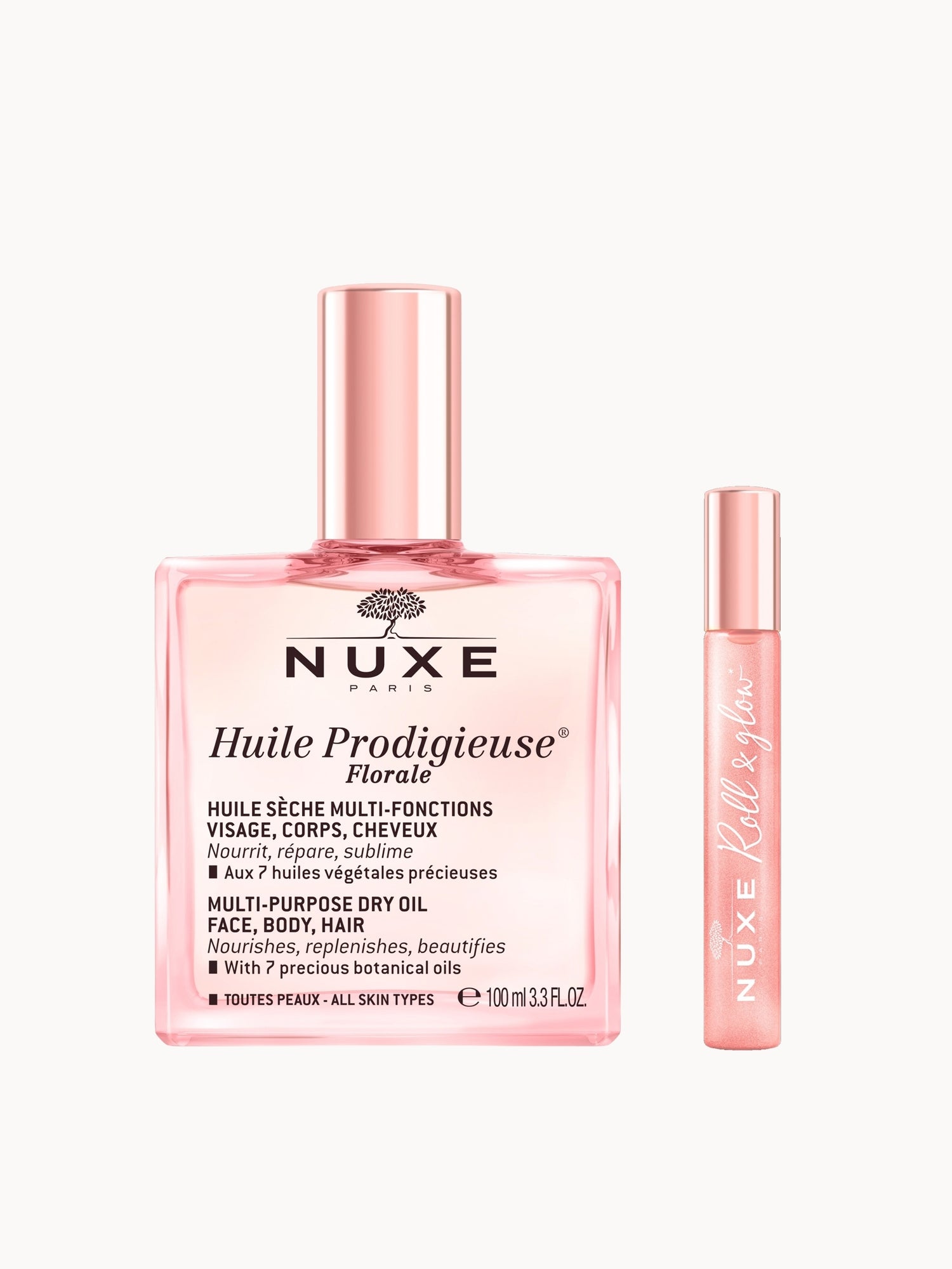 NUXE NUXE Huile Prodigieuse Florale Multi Purpose Dry Oil 100ml & Roll On