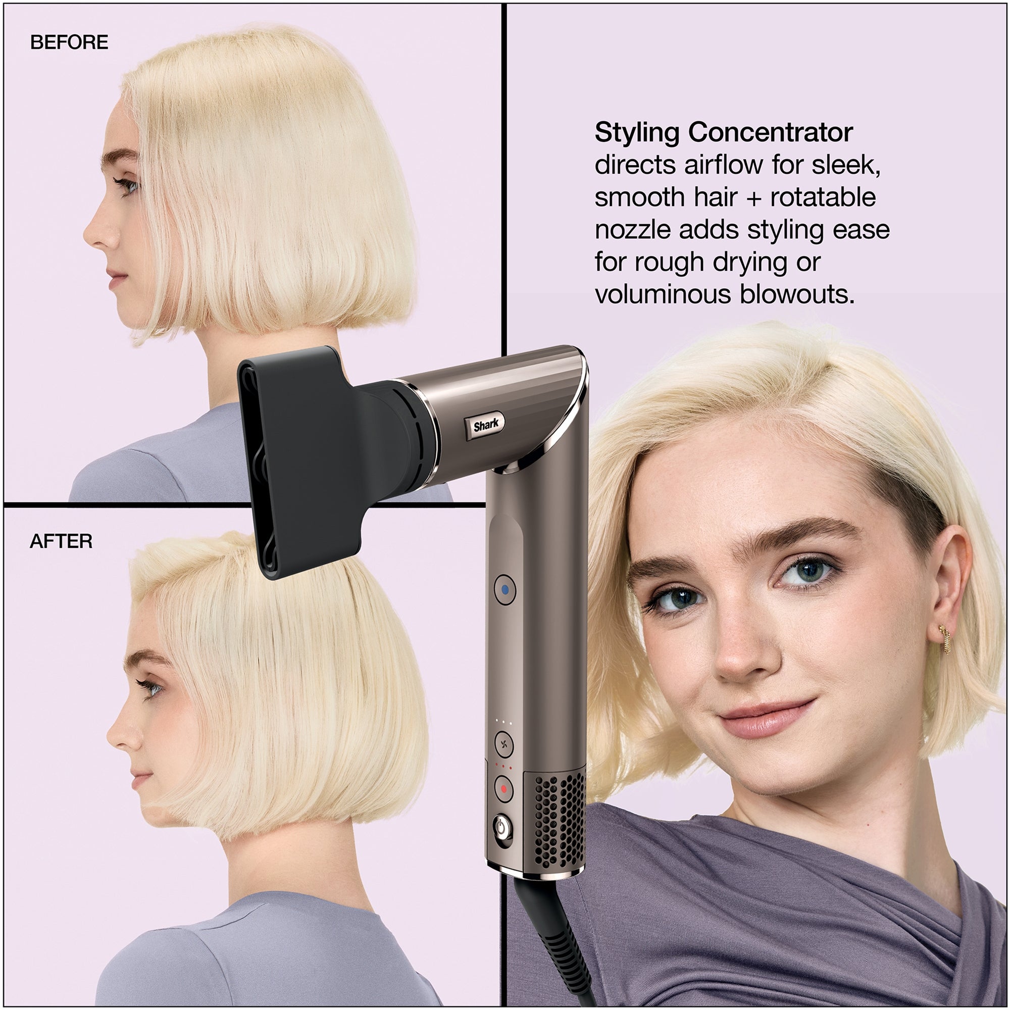 Shark FlexStyle Air Styling & Drying System - Mocha Silver | Dermstore