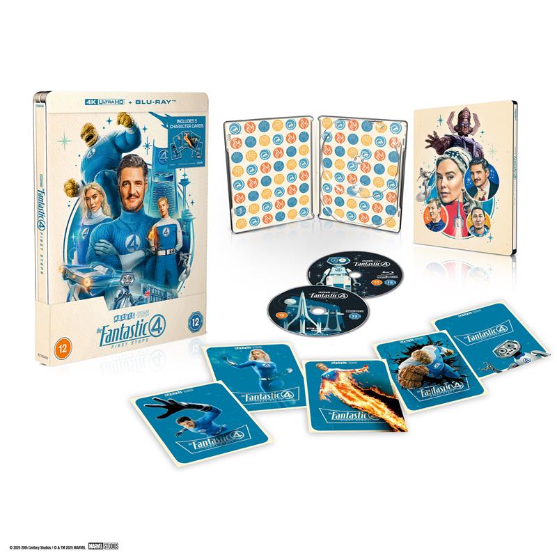 Marvel Studios' The Fantastic Four 4K Ultra HD SteelBook | Zavvi UK Marvel Studios' The Fantastic Four 4K Ultra HD SteelBook | Zavvi UK