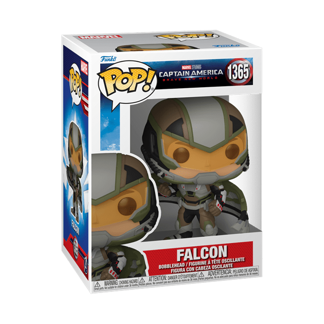 marvel ポップマート Captain America Black and White Falcon Funko Pop! Marvel Comics