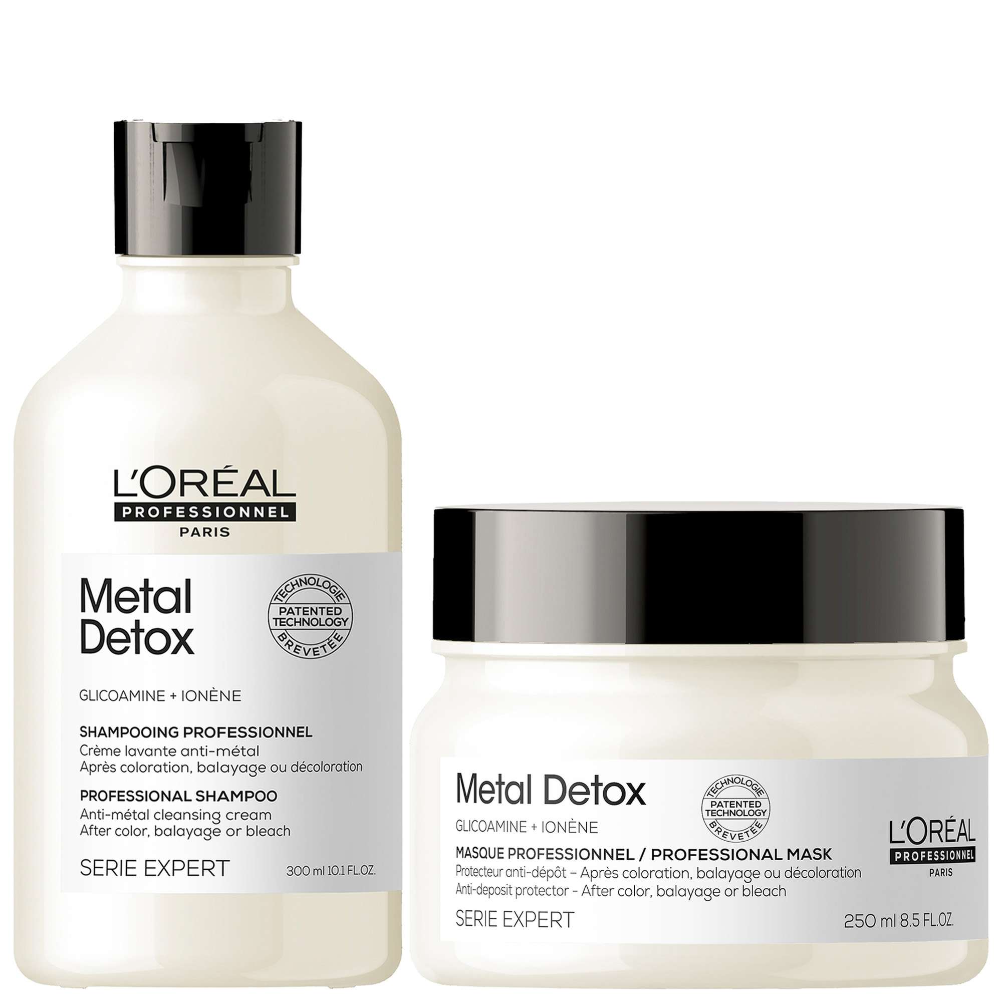 L'Oréal Professionnel: L'Oréal Professionnel  Duo: L'Oréal Professionnel Metal Detox Sulphate Free Shampoo 300ml & Hair Mask 250ml