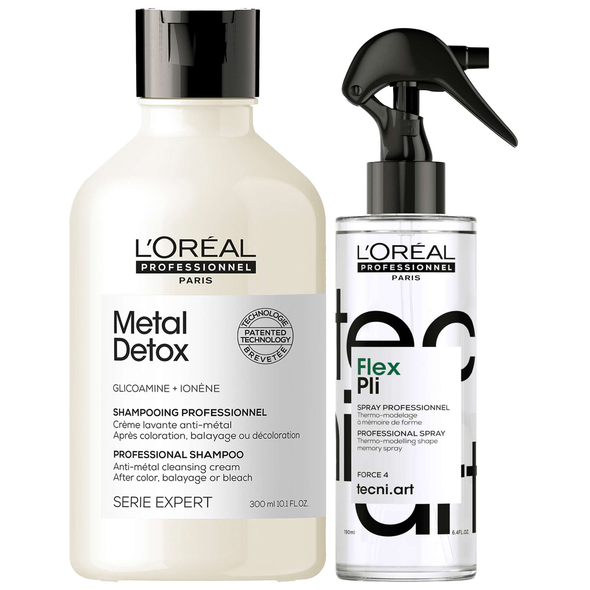 L'Oréal Professionnel: L'Oréal Professionnel  Pros Favourites Duo: Metal Detox Shampoo & Tecni Art Pli Hair Volumising Memory Styling Spray
