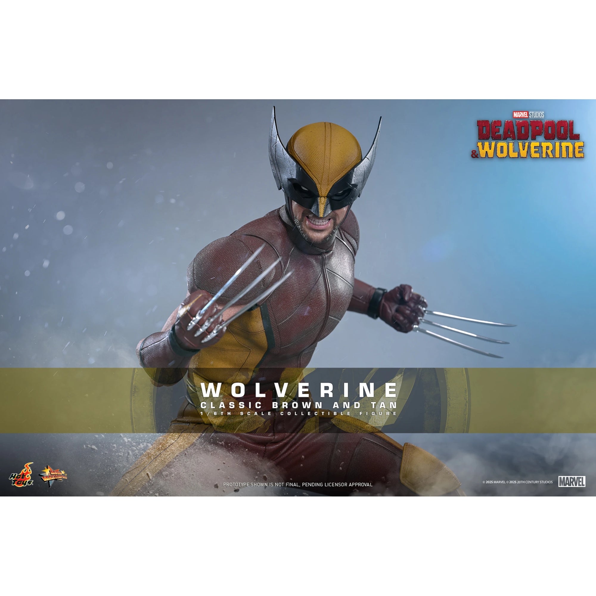 ホットトイズ　Deadpool Wolverine クラシック Hot Toys Deadpool & Wolverine Wolverine (Classic Brown and Tan) 1