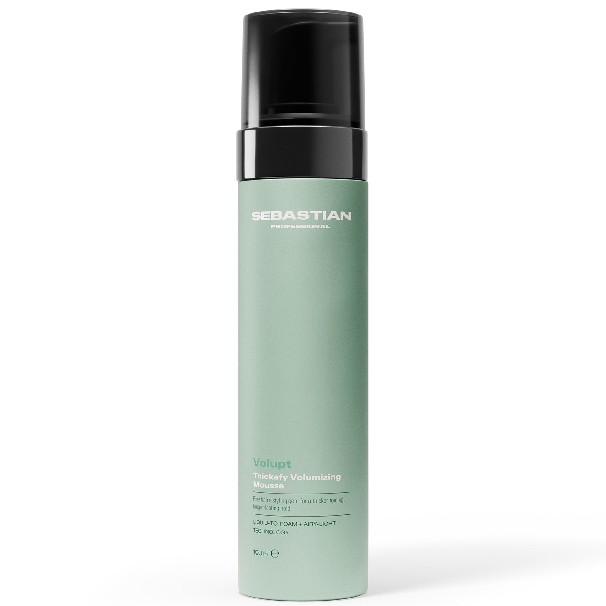Sebastian Professional Volupt Thickify Volumising Mousse for Fine or Flat Hair, 190ml