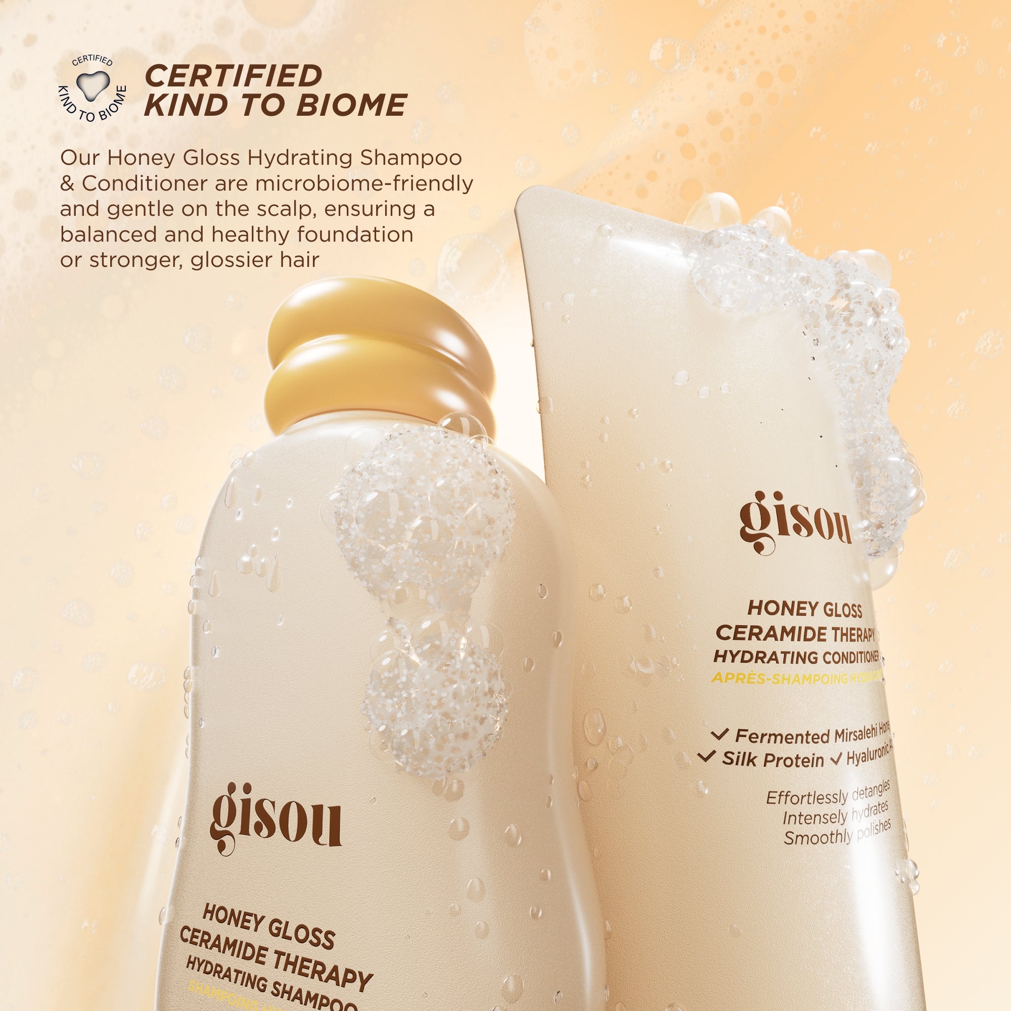 Gisou Honey Gloss Ceramide Therapy Hydrating Shampoo 75ml | Cult