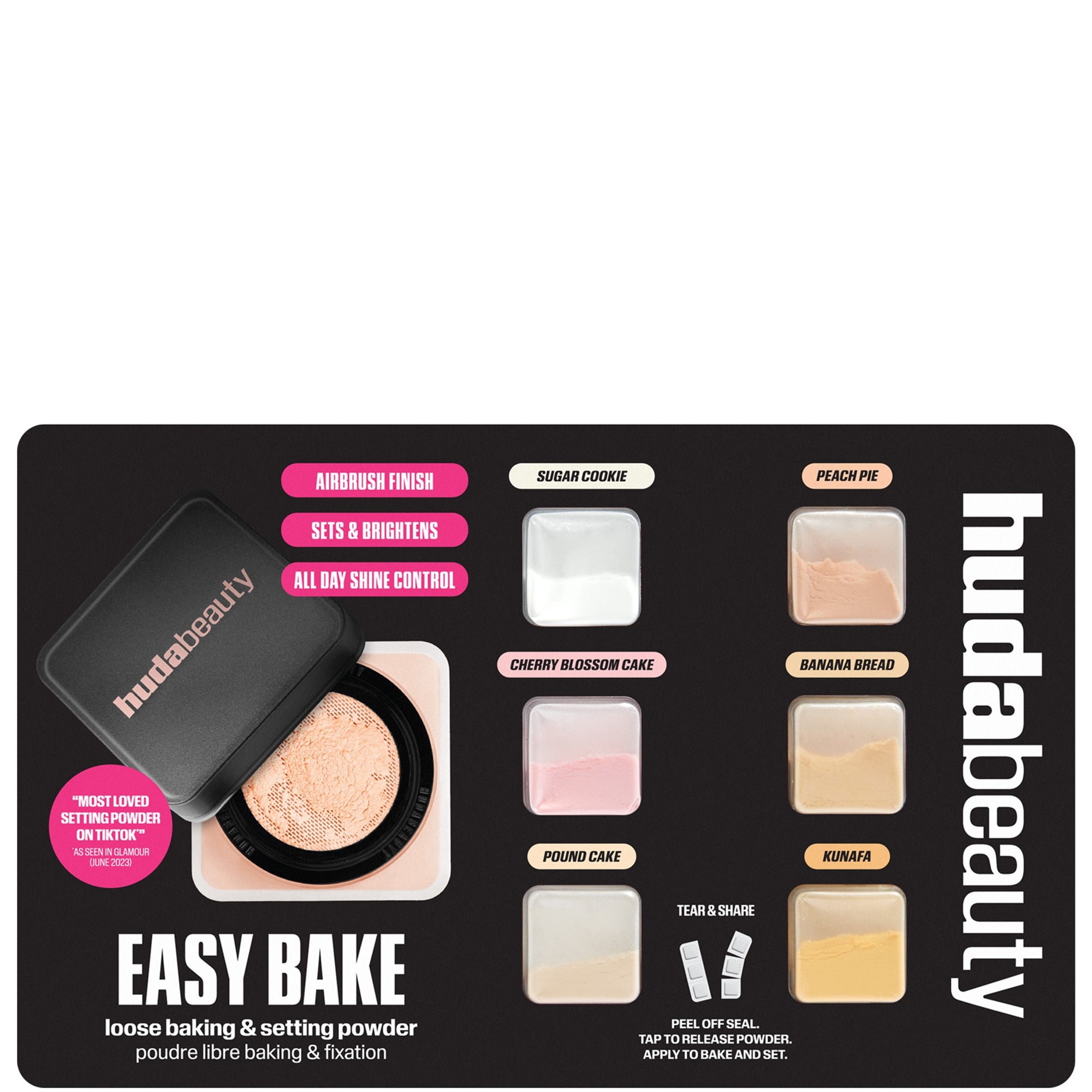 HUDA BEAUTY Easy Bake Blister Sampler | Cult Beauty
