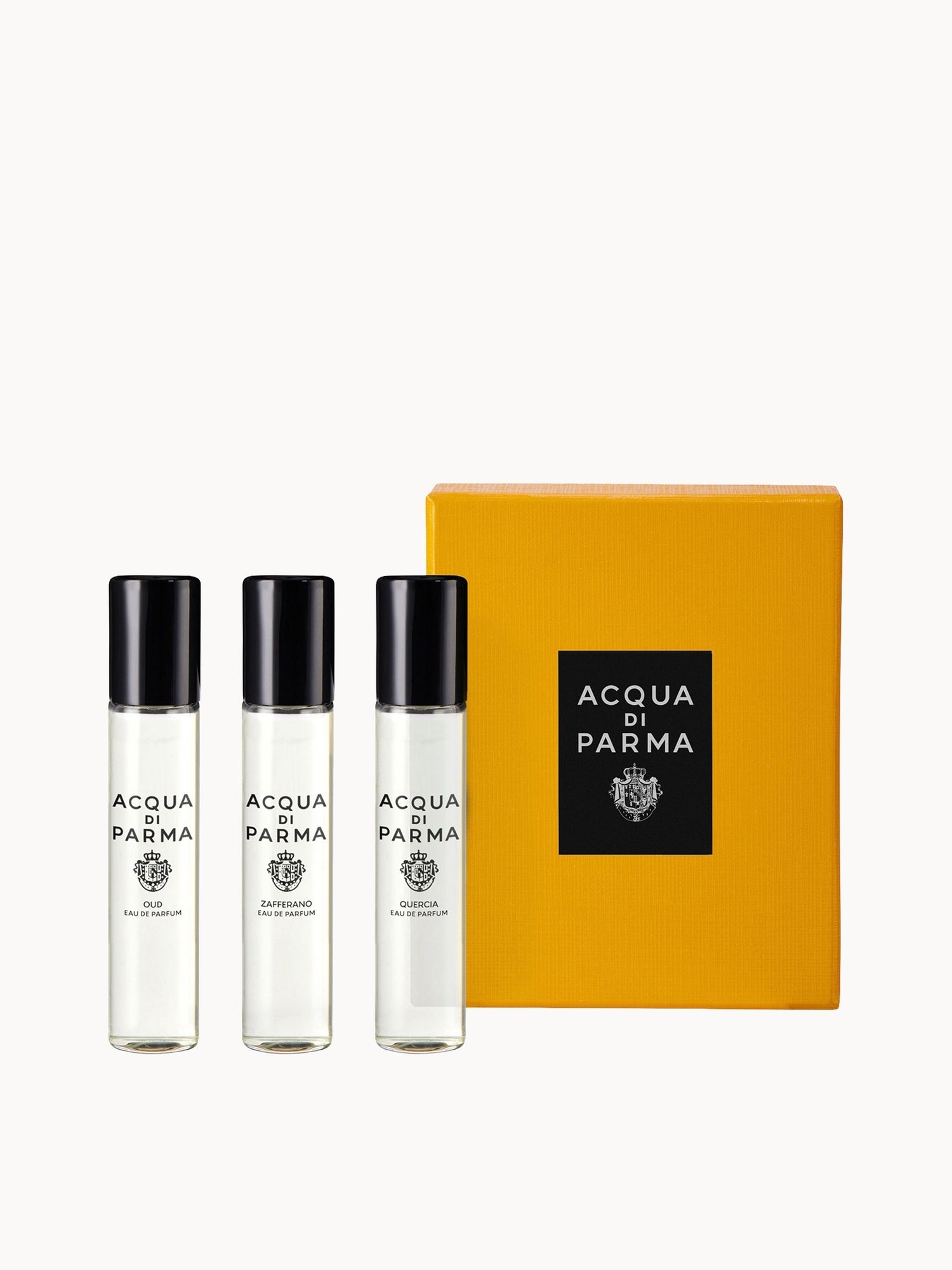 Acqua Di Parma Discovery Set Signatures of the Sun: Oud, Zafferano, Quercia
