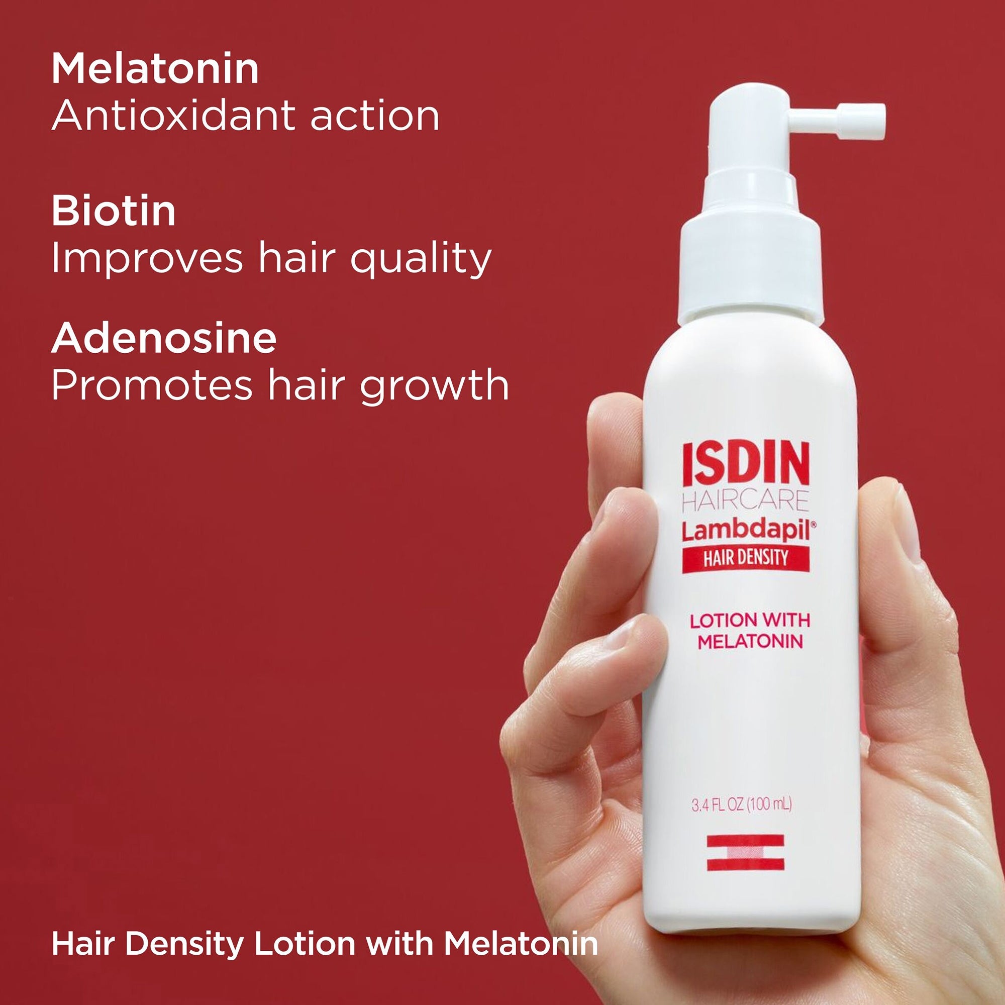 ISDIN Lambdapil® Hair Density Lotion With Melatonin (3.4 FL oz