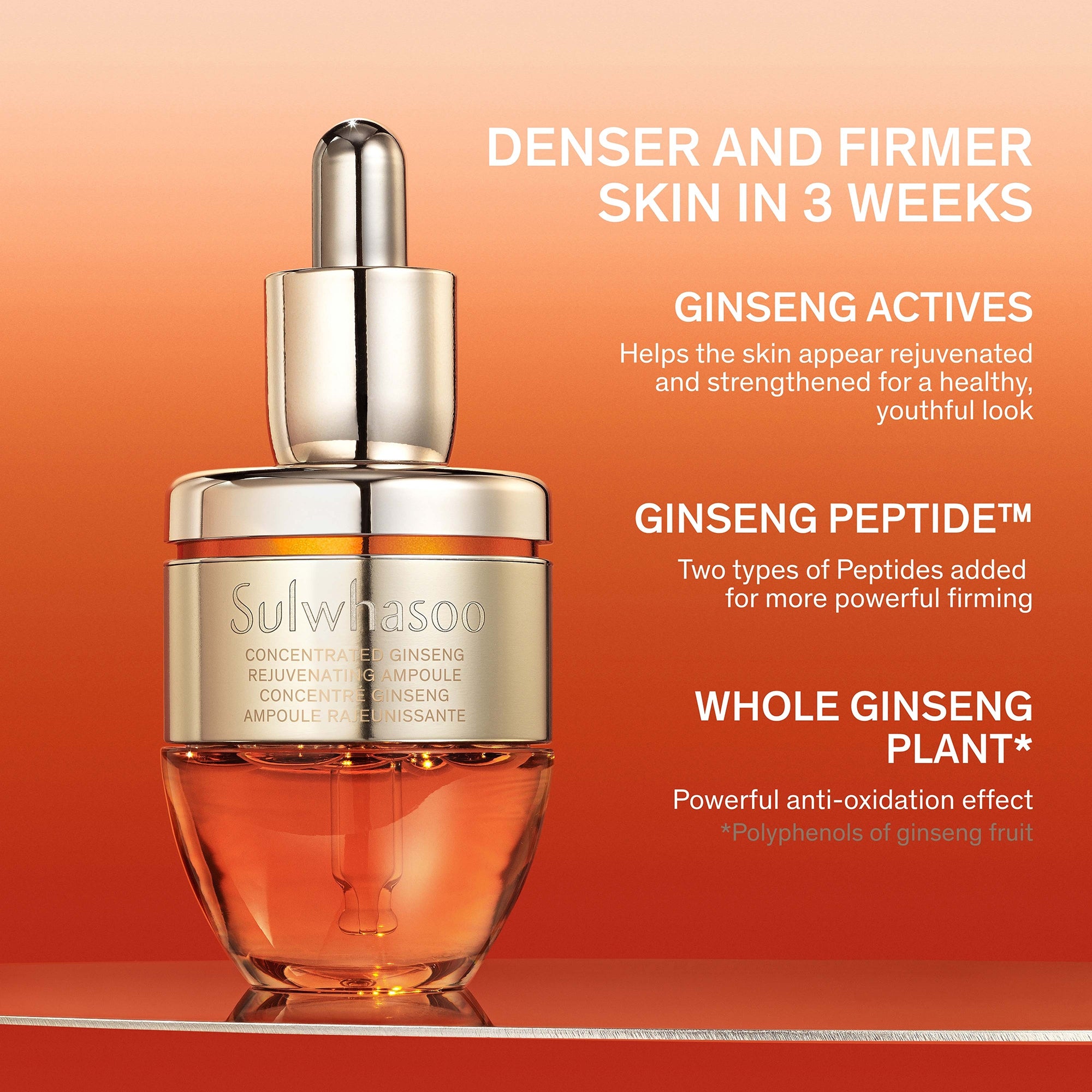 Sulwhasoo Concentrated Ginseng Rejuvenating Ampoule 20ml | Cult Beauty