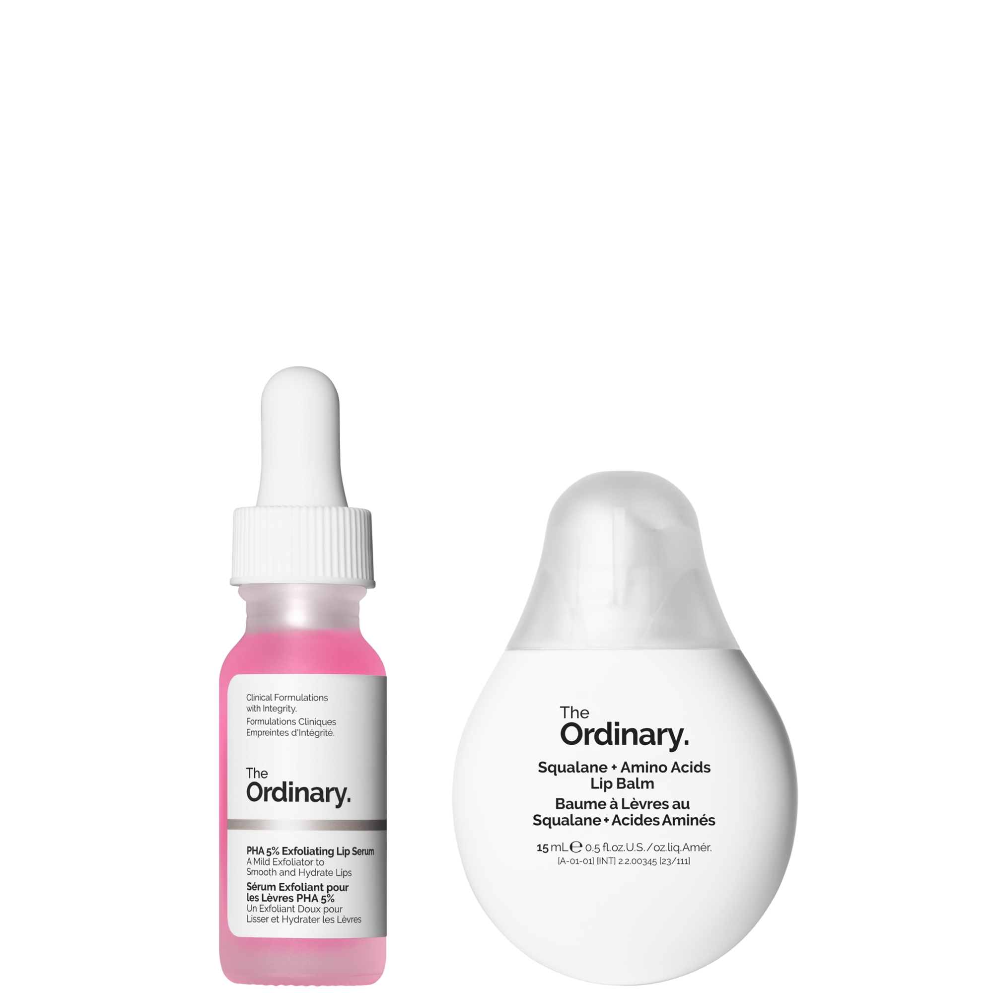 The Ordinary Smooth & Hydrate Lip Duo | LOOKFANTASTIC