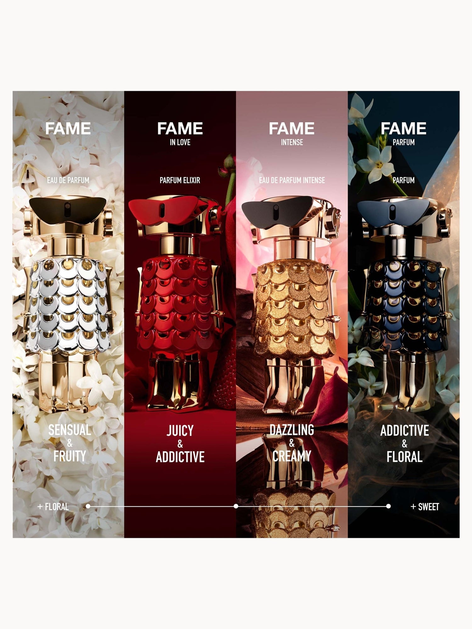 Rabanne Fame In Love Parfum Elixir 50ml | LOOKFANTASTIC