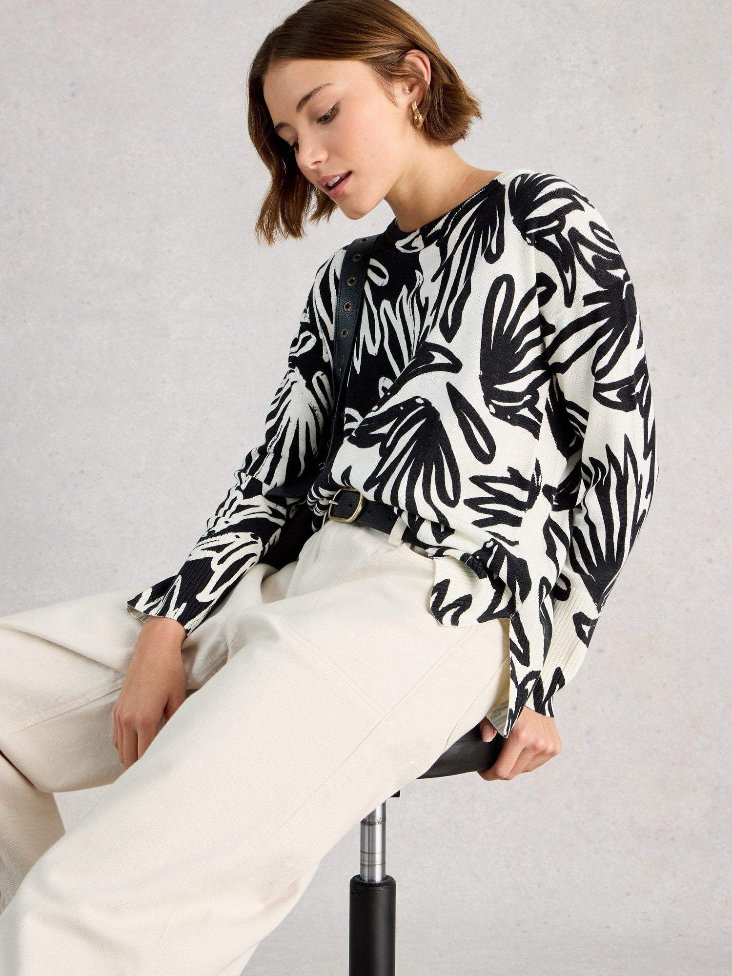 Pull ralph lauren torsadé white - Sport Aventure