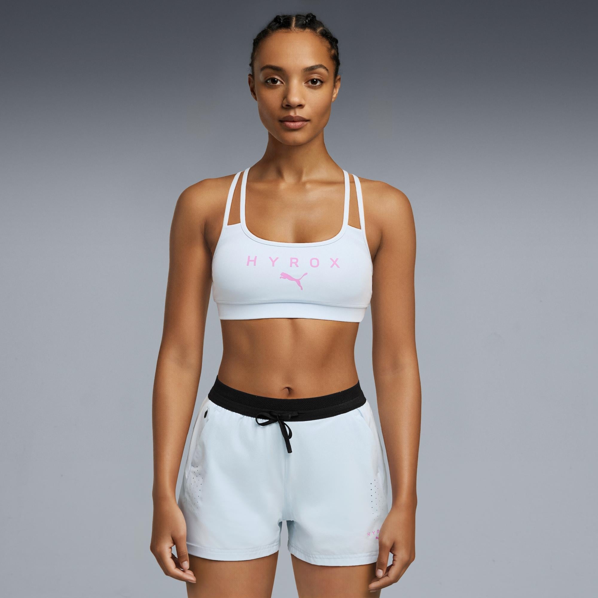 Womens PUMA x HYROX MOVE STRAPPY BRA - Red - L | HYROX Shop Official