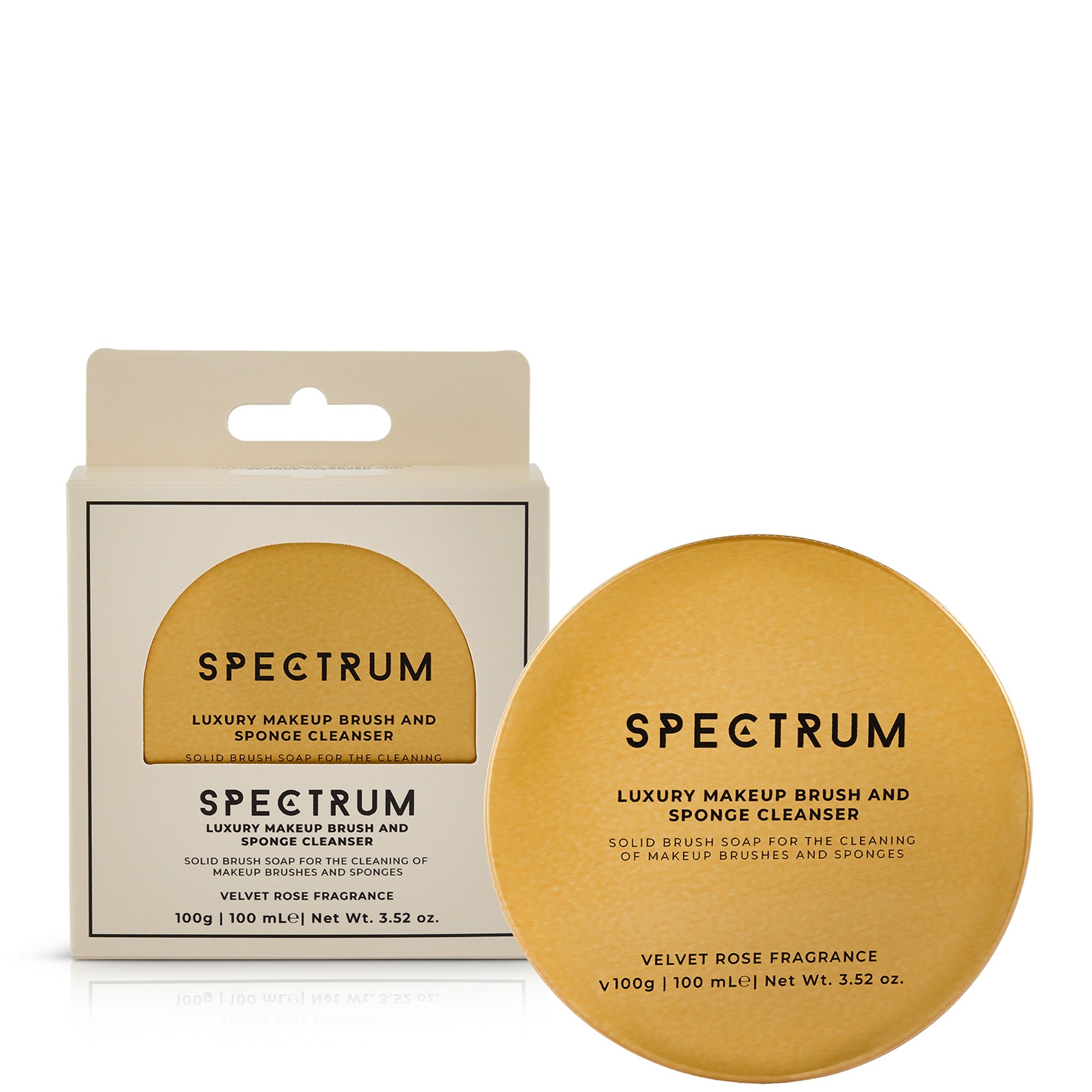 Spectrum Collections Velvet Rose Vegan Brush and Sponge Cleaning Soap