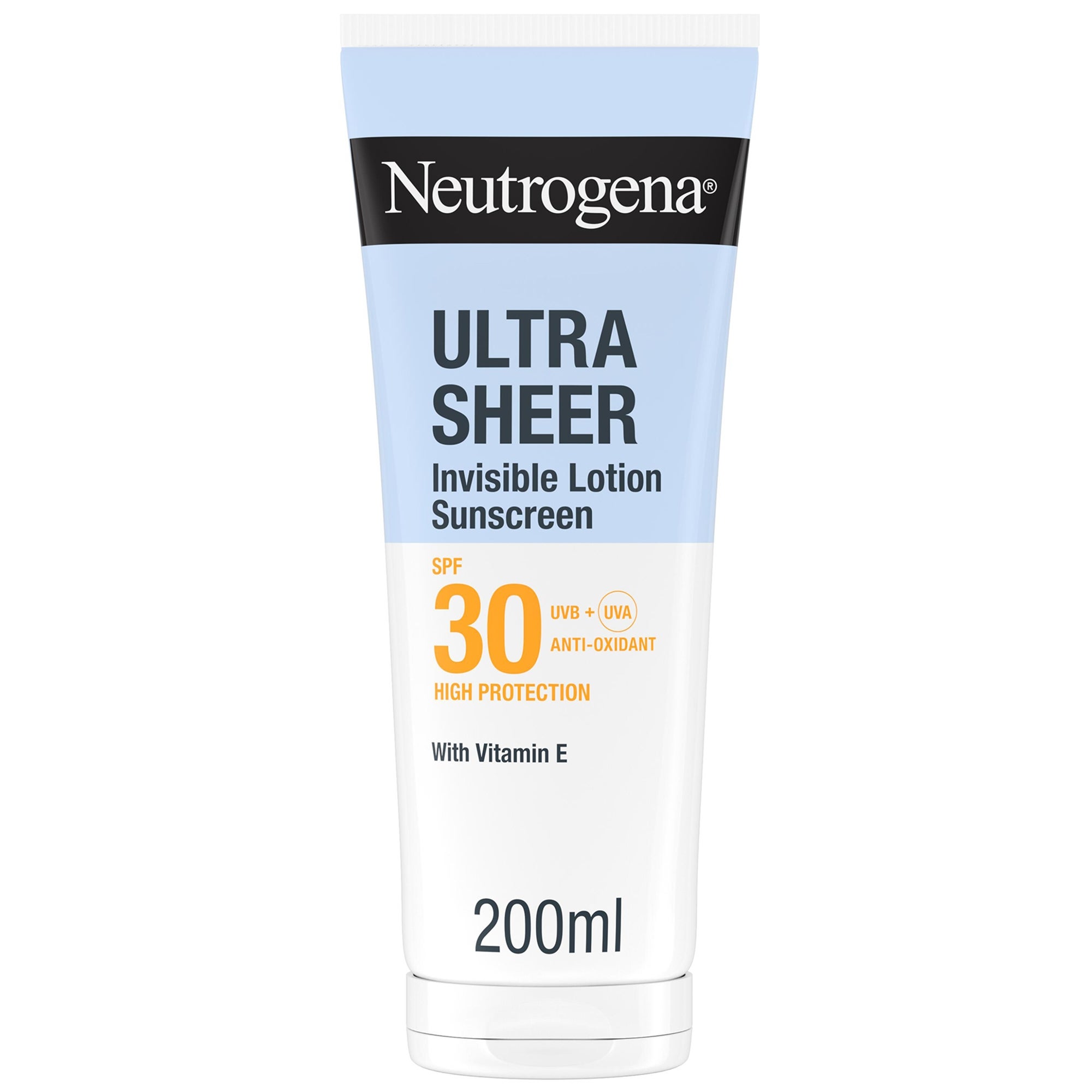 Neutrogena Ultra Sheer Body Invisible Hydrating Lotion Sunscreen SPF30 ...