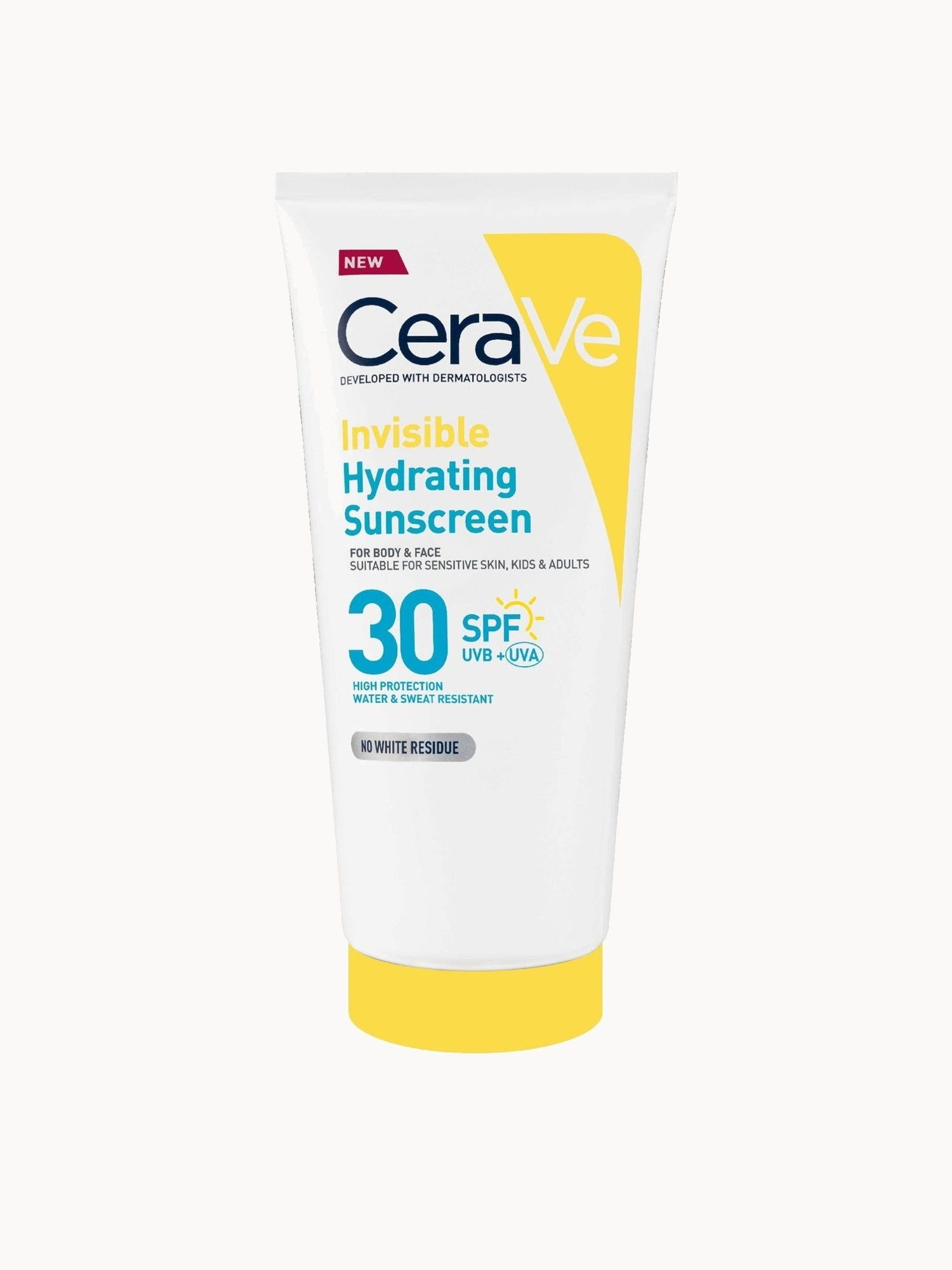 CeraVe Invisible Hydrating Sunscreen SPF 30 for body, face, & all skin types with 3 essential ceramides 177 ml