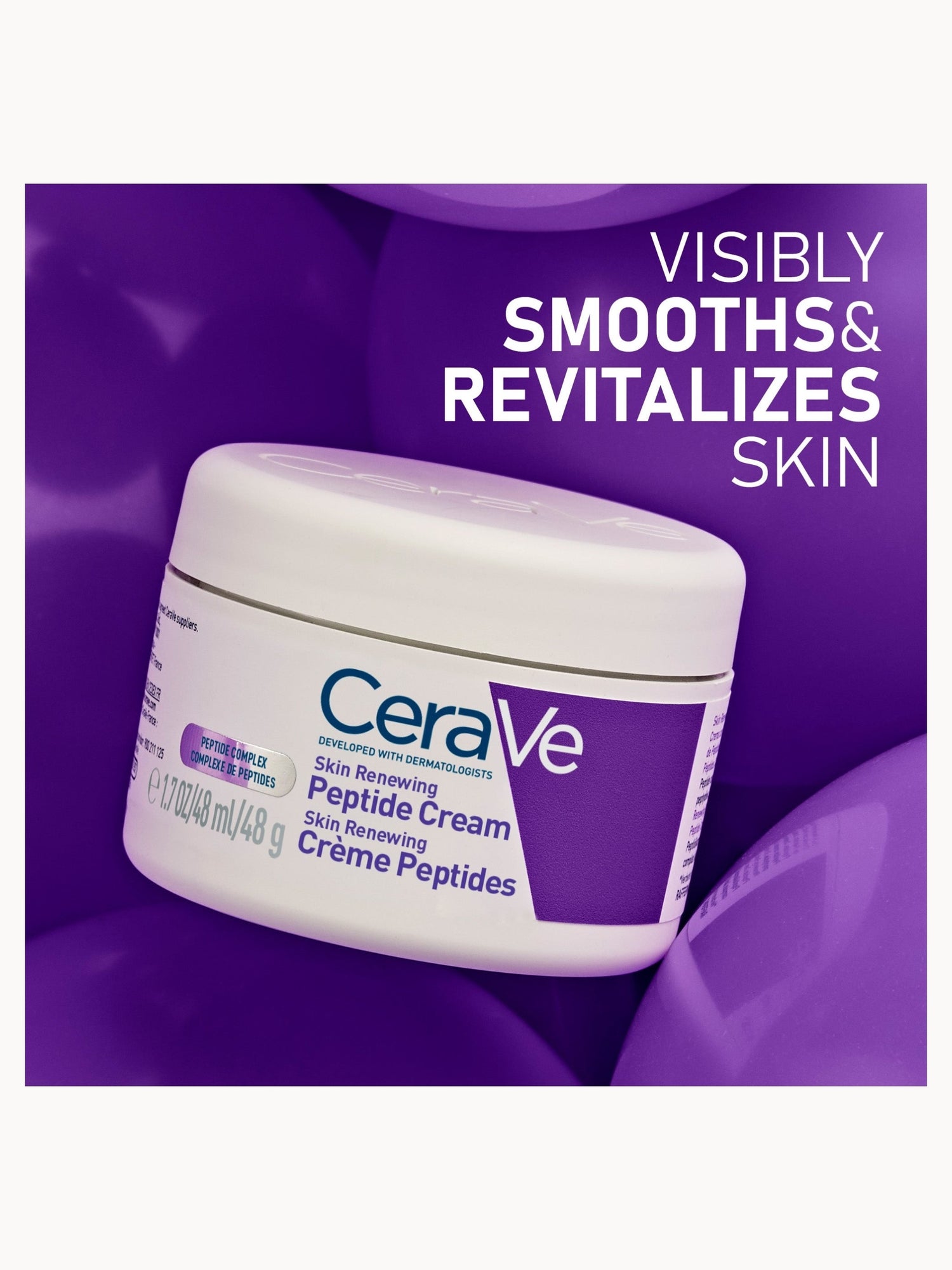 CeraVe Skin Renewing Peptide Cream 48g | LOOKFANTASTIC