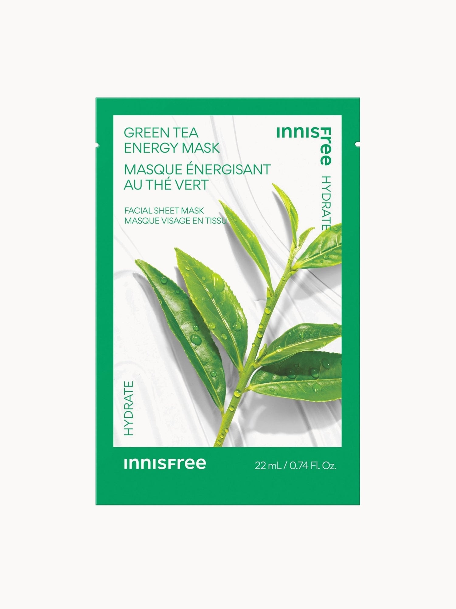 INNISFREE Green Tea Hydrating & Nourishing Sheet Mask 22ml