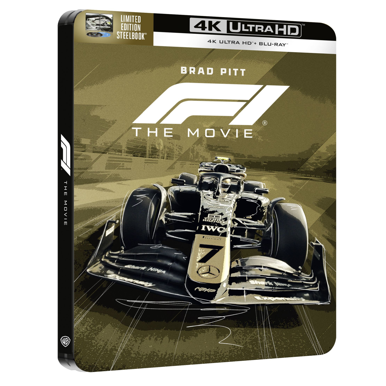 映画 4K ULTRA HD F1 エフワン スチールブック F1 The Movie Vintage 4K Ultra HD SteelBook | Zavvi UK