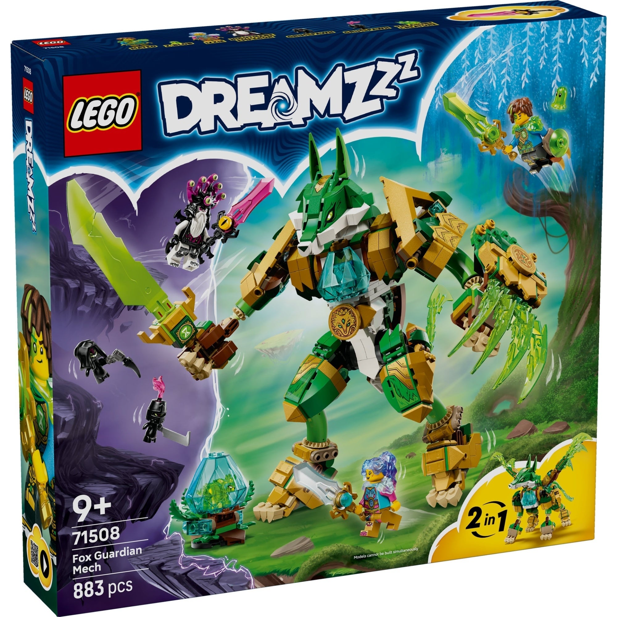 LEGO DREAMZzz 2in1 Tiger Shark Tank Toy for Kids 71515 | Zavvi UK