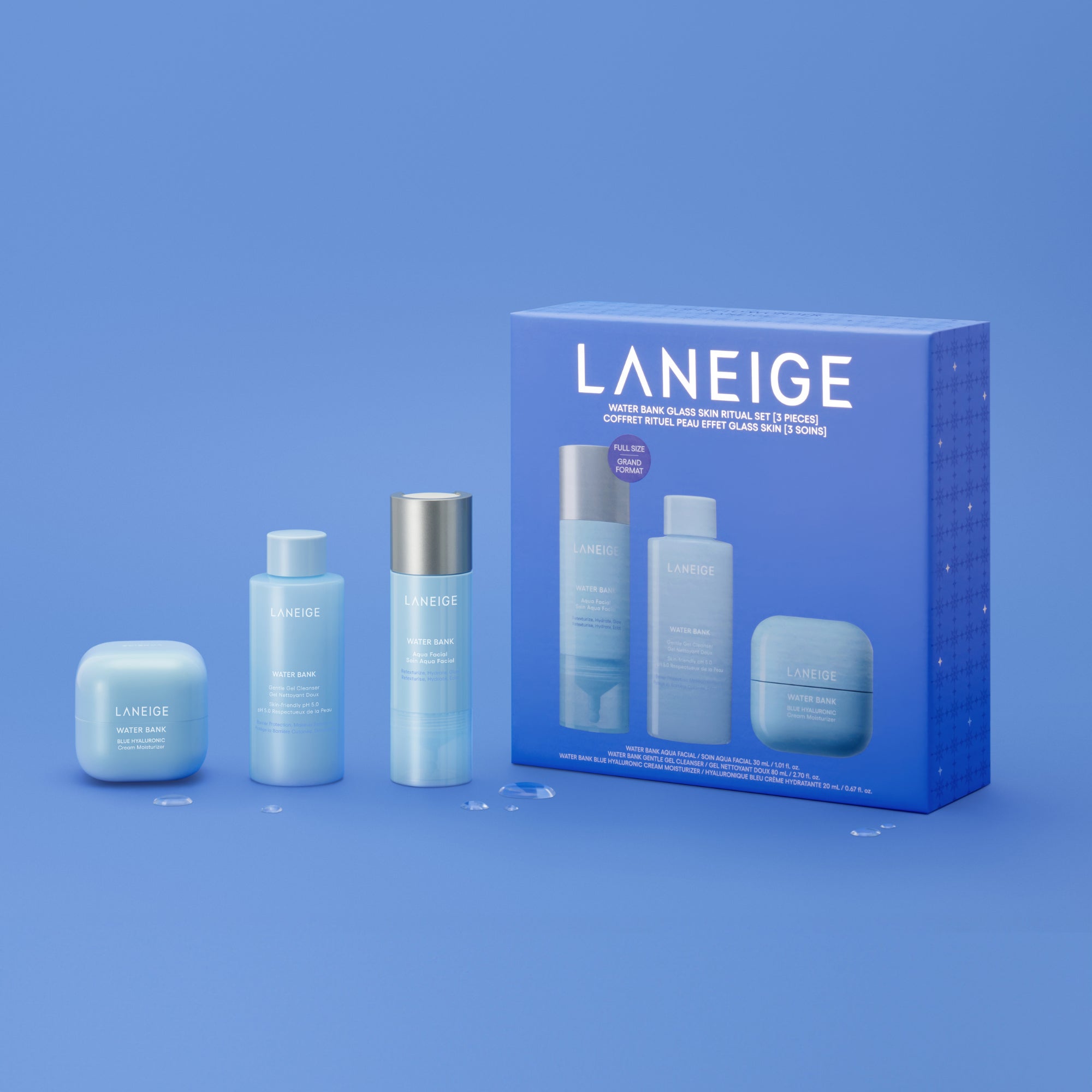 LANEIGE Water Bank Glass Skin Ritual Set | Cult Beauty