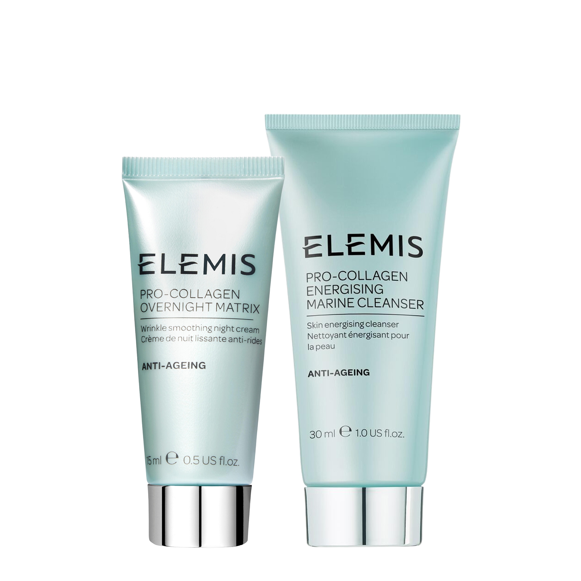 Pro-Collagen Energising Marine Cleanser 30ml x Pro-Collagen Overnight Matrix 15ml