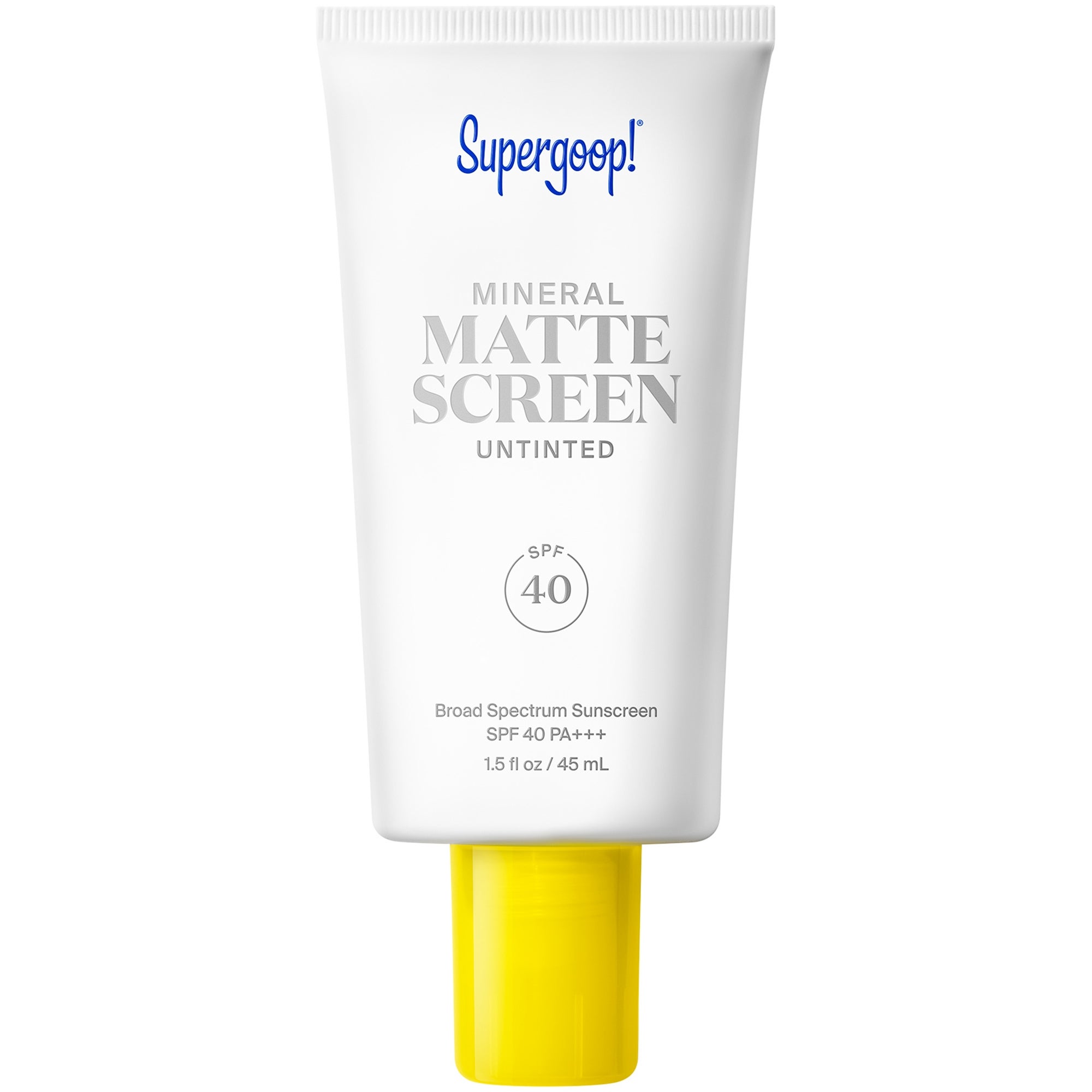 Supergoop! Mineral Mattescreen SPF 40 Untinted 45ml | Dermstore