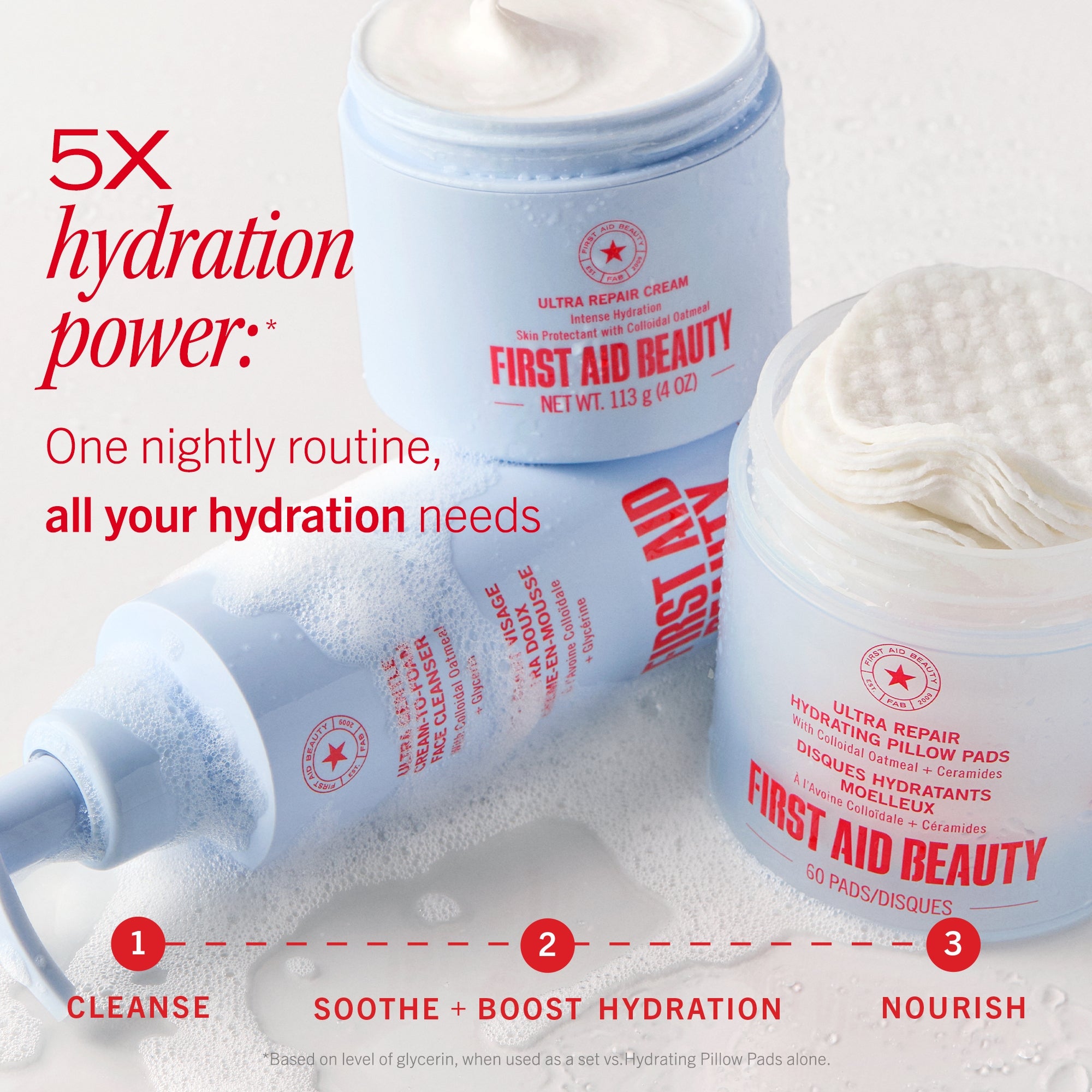 First Aid Beauty Ultra Gentle Cream-to-Foam Cleanser 10 oz | Dermstore