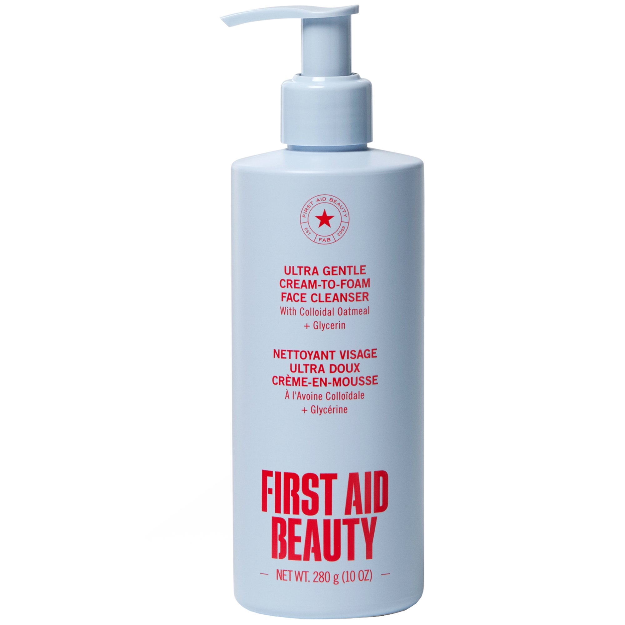 化粧水・ローション・トナー Beauty goes on FOAM WASHING LOTION CREAM First Aid Beauty Ultra Gentle Cream-to-Foam Cleanser 10 oz | Dermstore