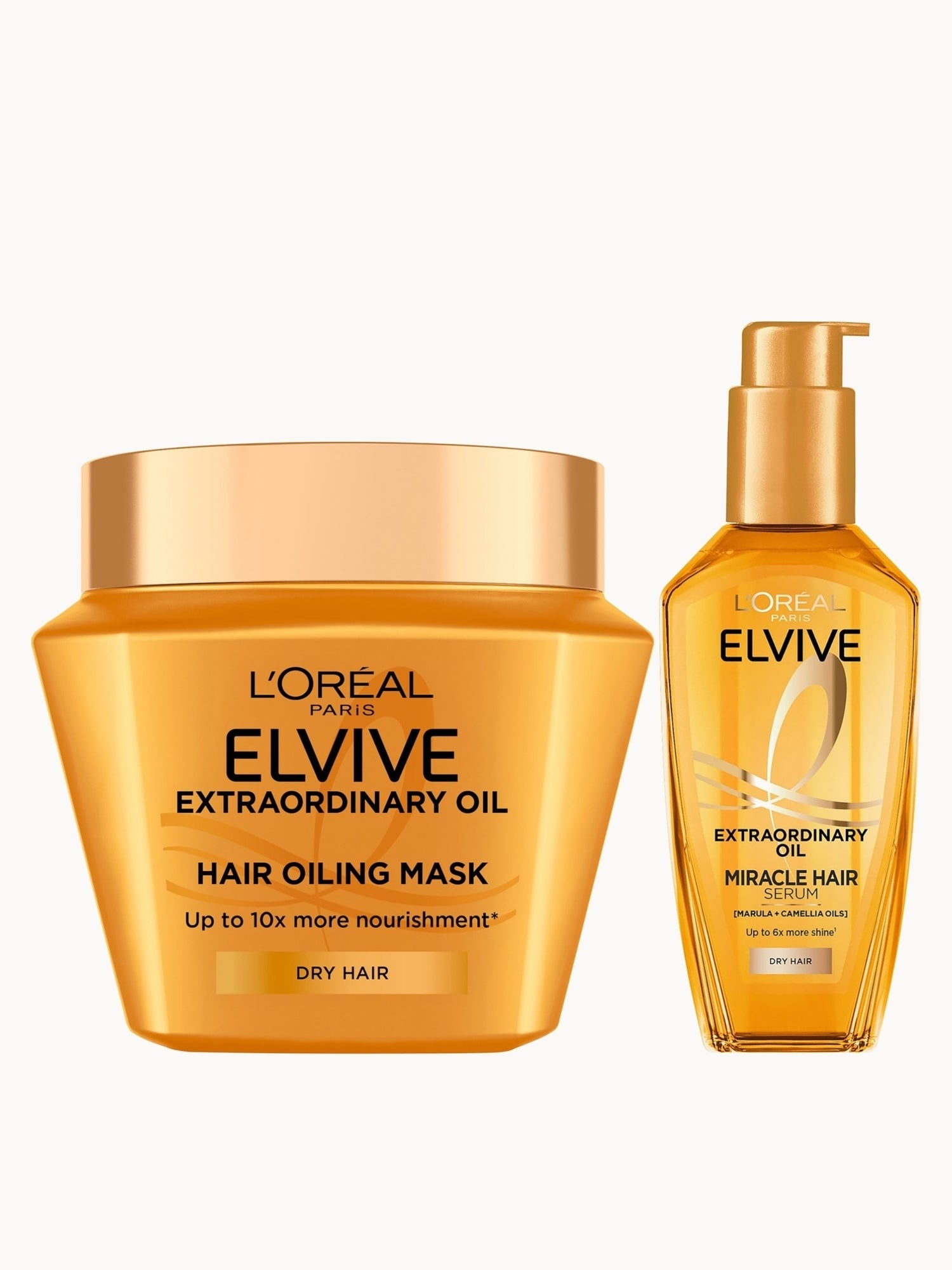 L'Oréal Paris Elvive Extraordinary Oil Mask & Oil Treatment Bundle