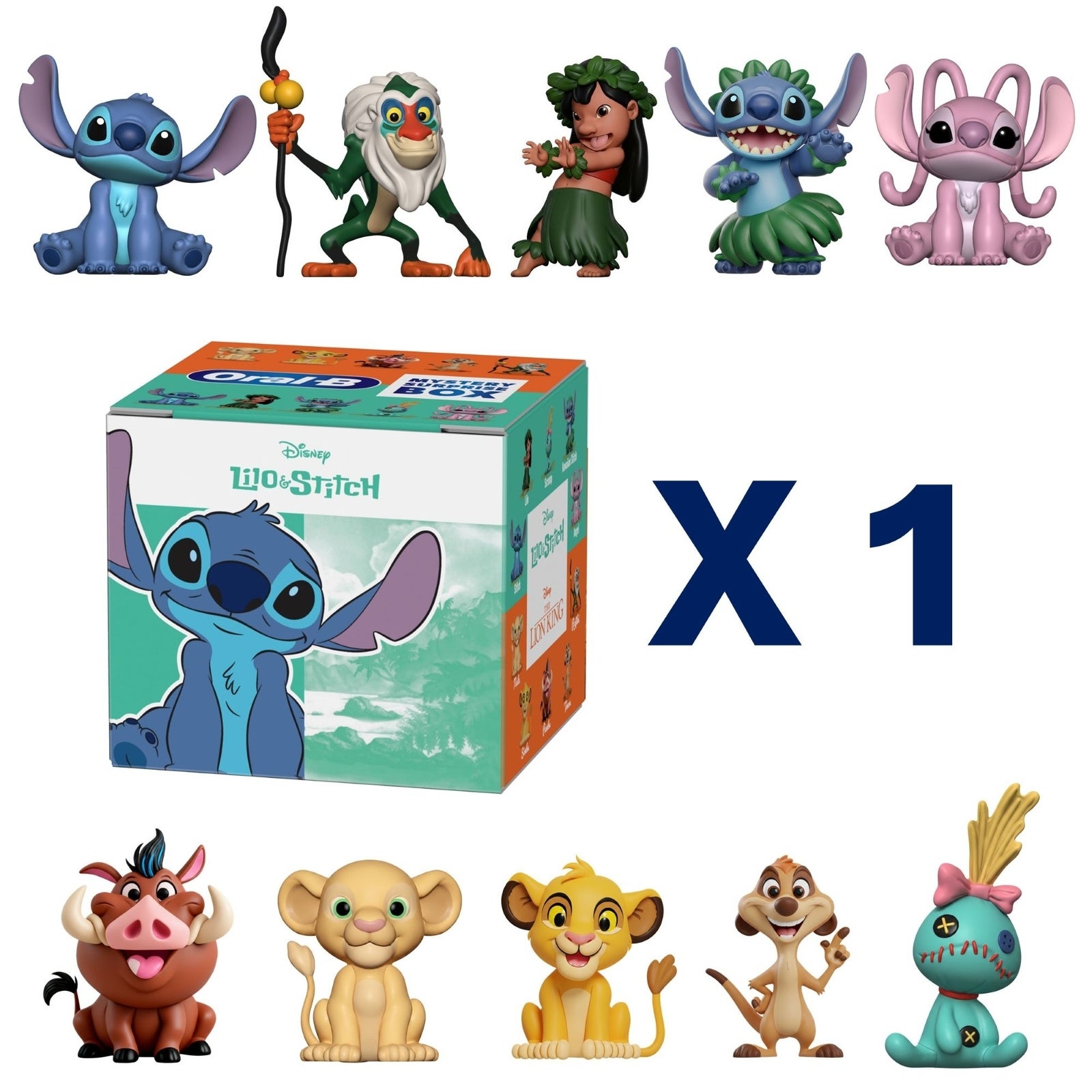 Oral-B Stitch & König der Lowen Spielzeugbox für Kinder