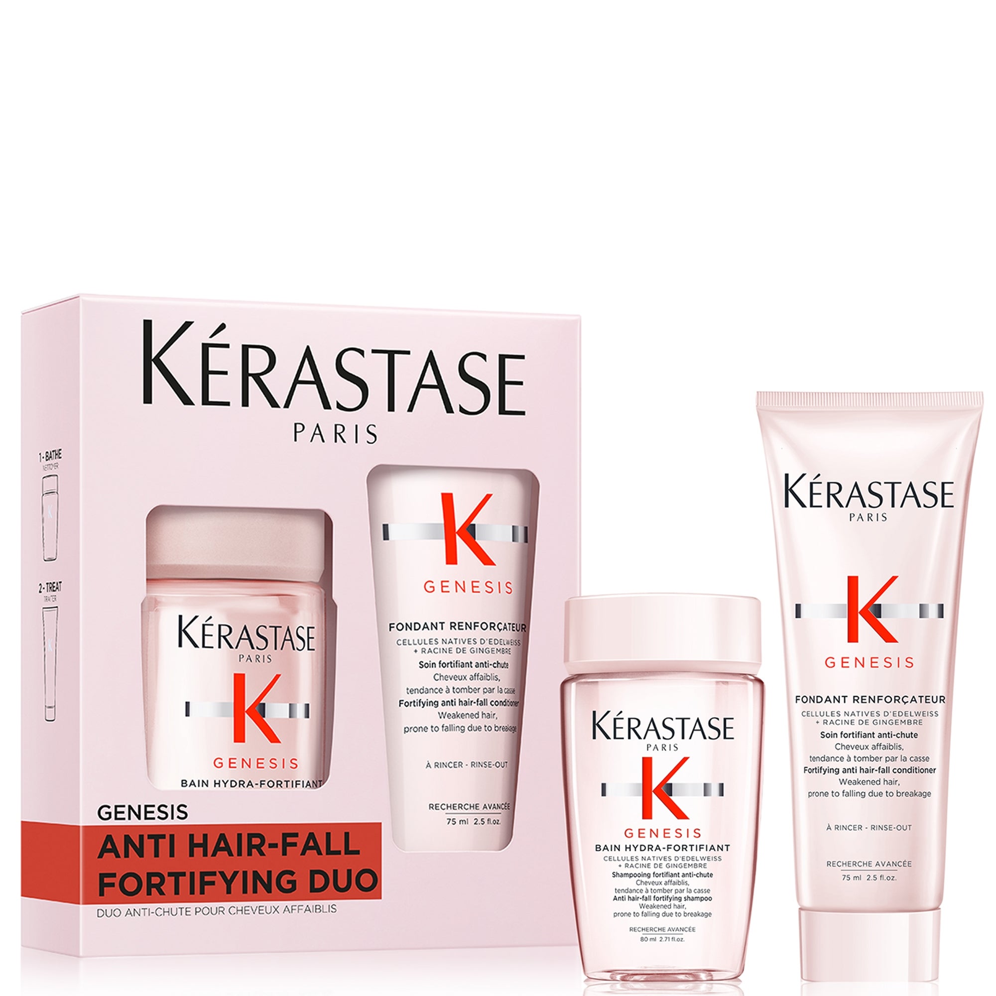 Kérastase Genesis Duo Discovery Set, Shampoo and Conditioner for ...