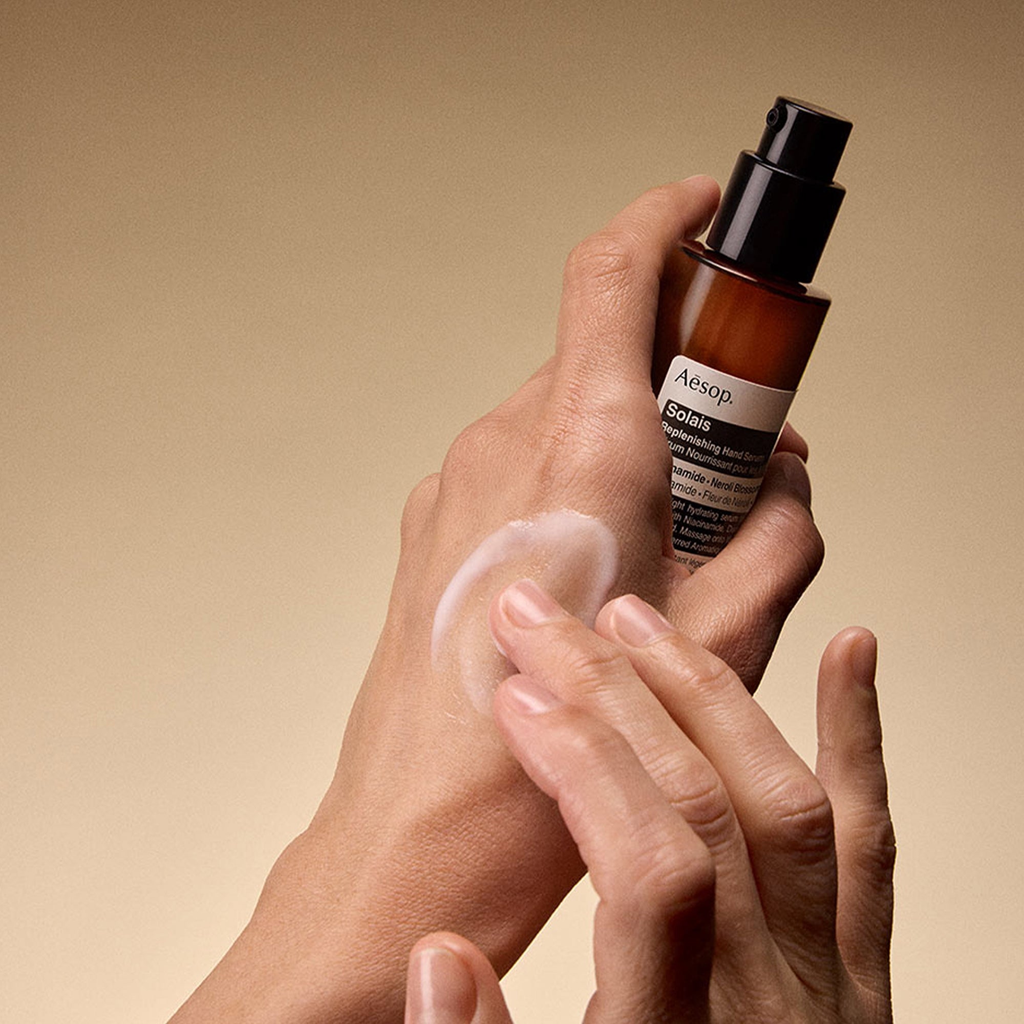 Aesop Solais Replenishing Hand Serum | Dermstore