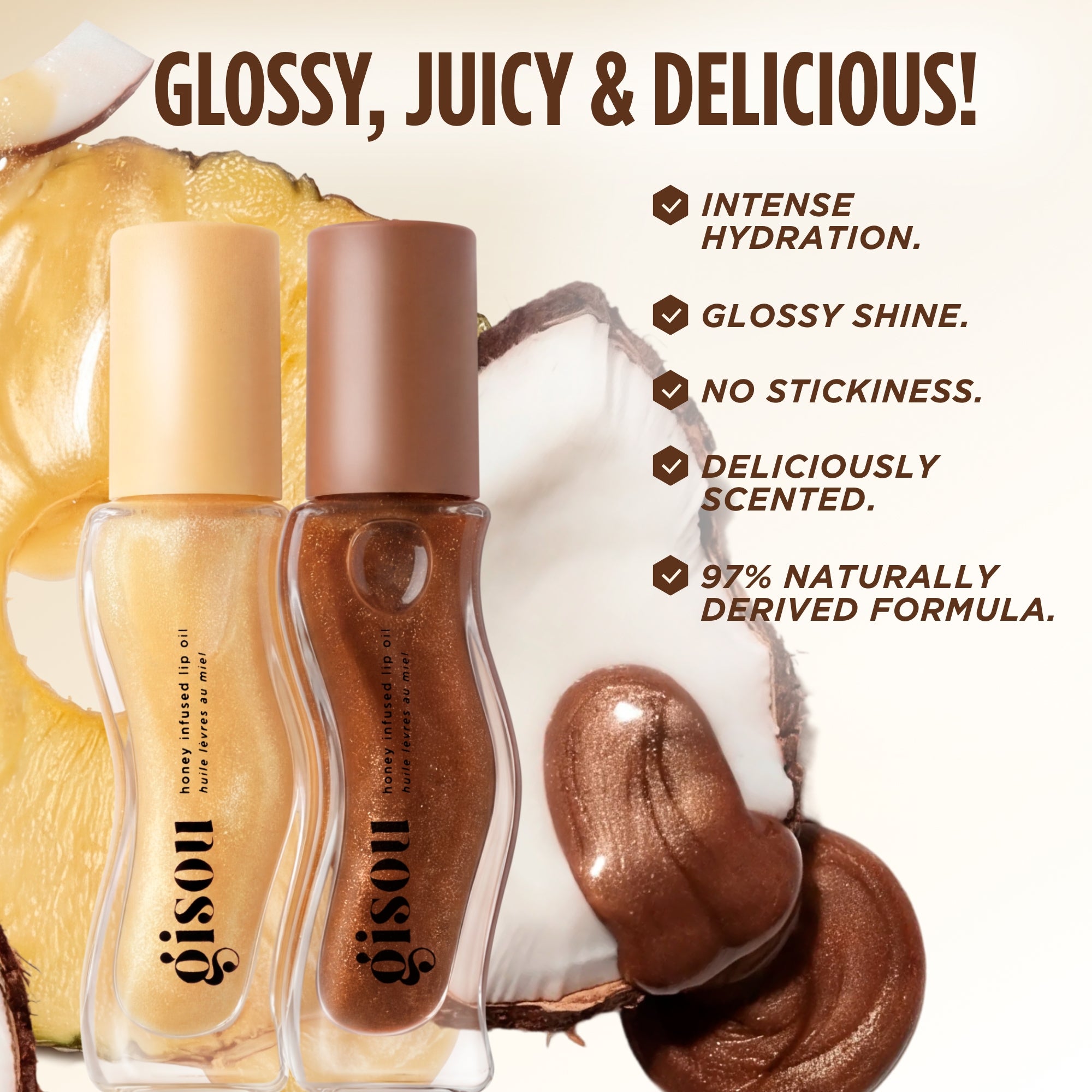 Gisou Honey Infused Lip Oil - Mango Passion Punch | Cult Beauty