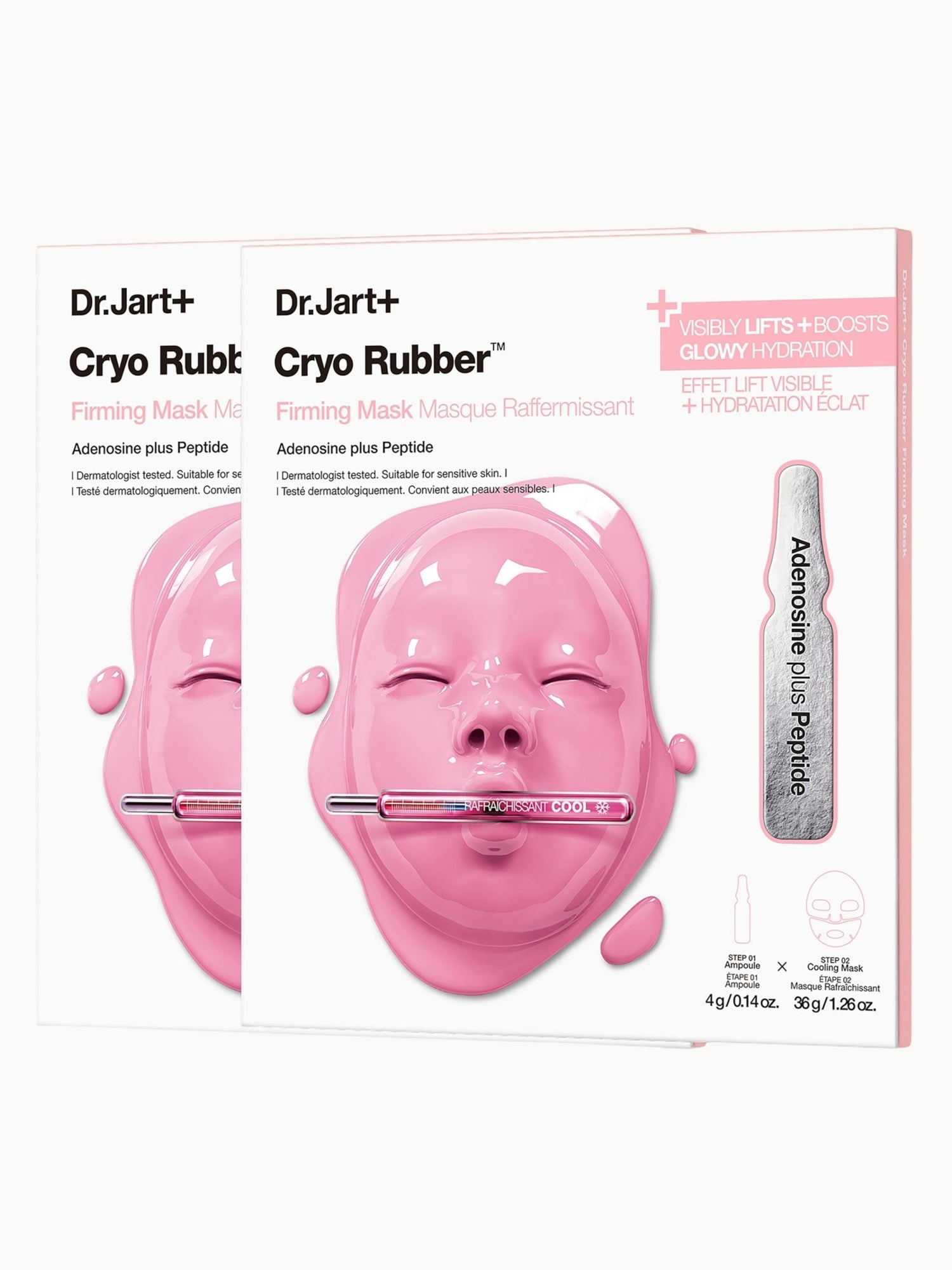 Dr.Jart+ Cryo Rubber Firming Hydrogel Face Mask with Adenosine (2 Pack)