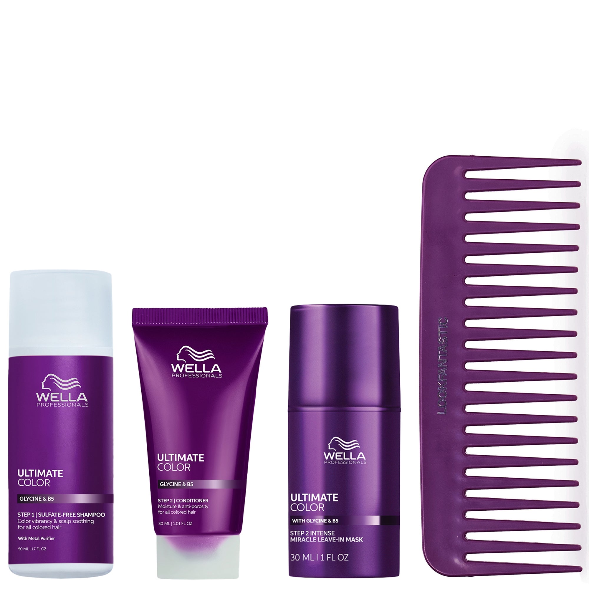 Wella Professionals Ultimate Colour Bespoke Bundle with LF X Wella Comb ...