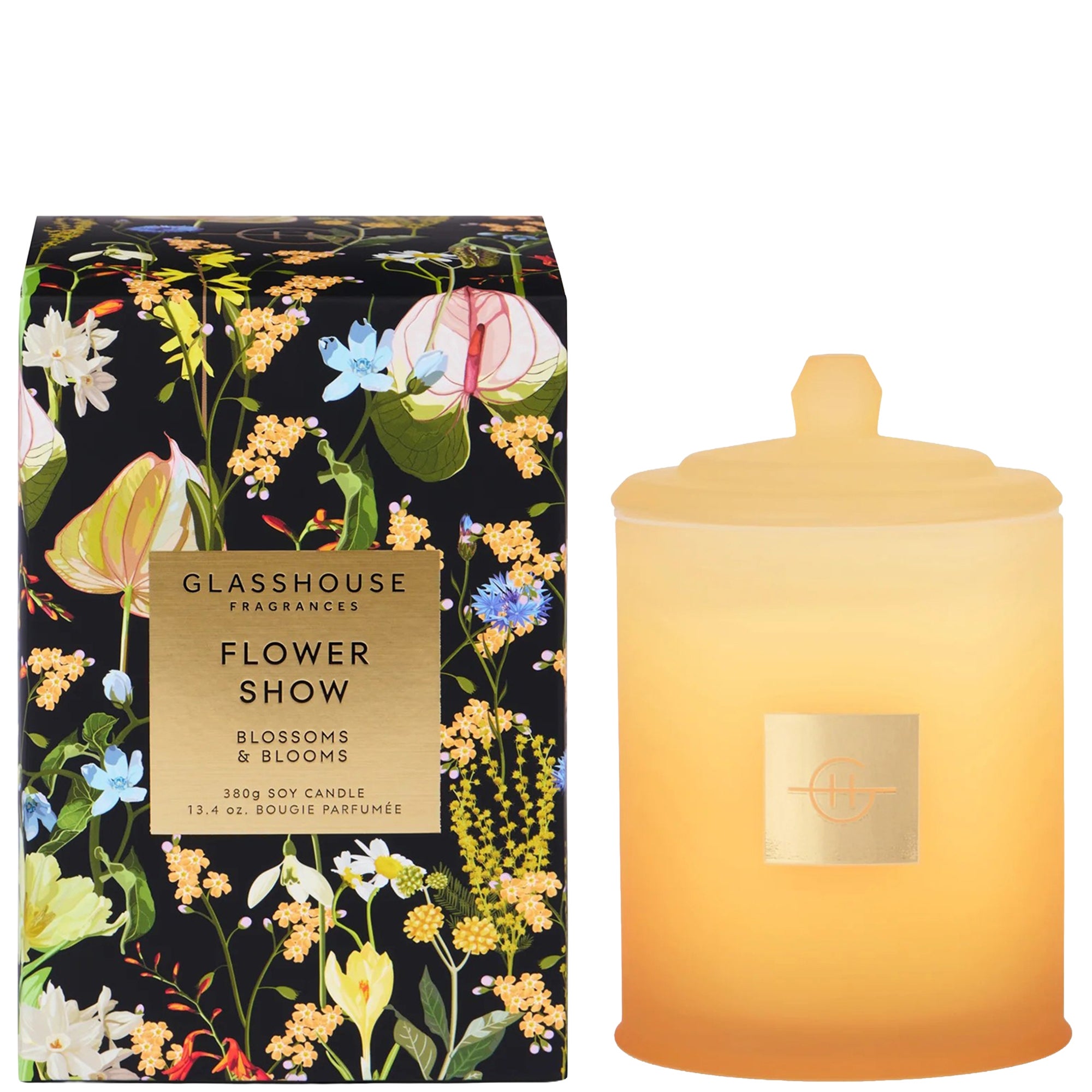 Glasshouse Fragrances Flower Show Triple Scented Candle 13.4 oz