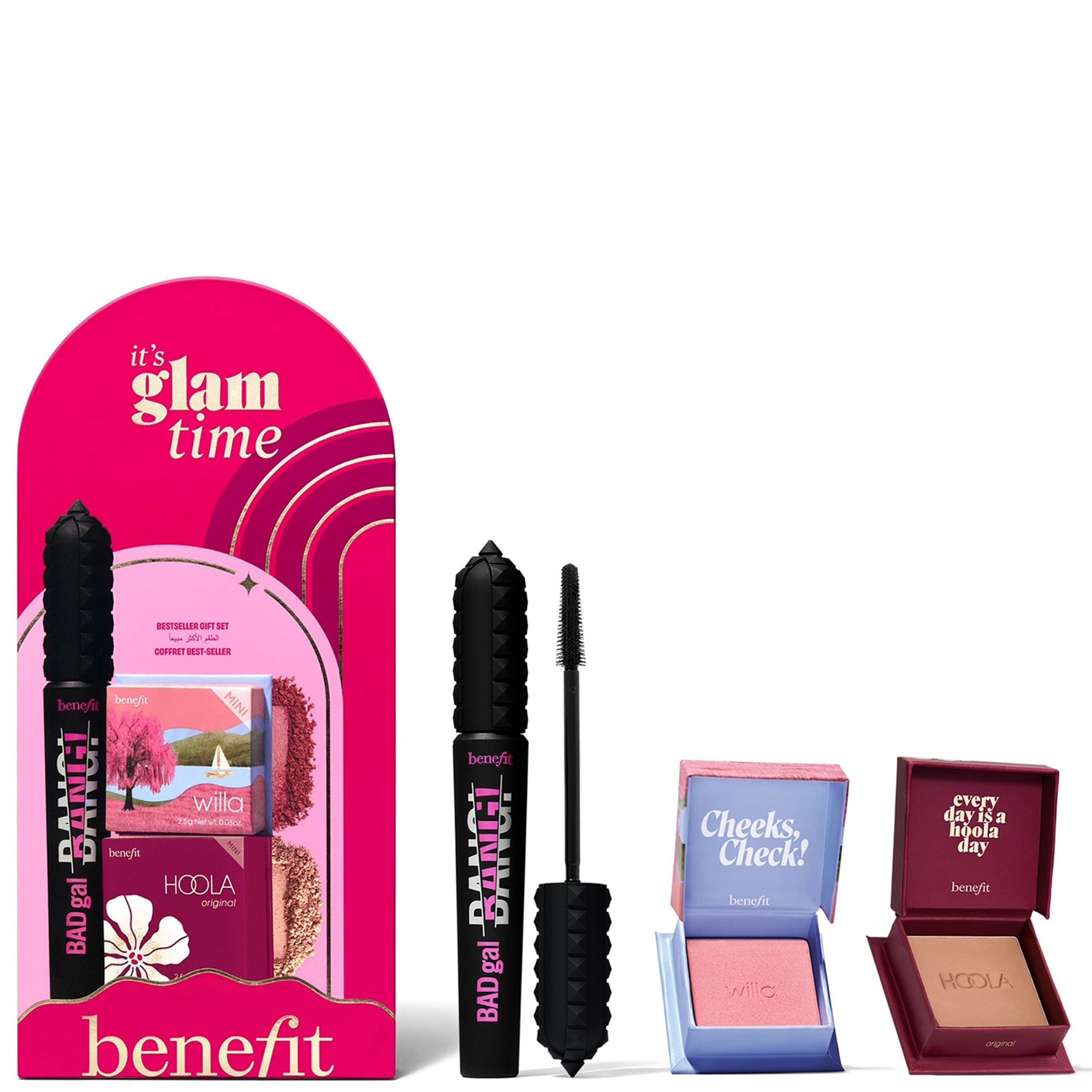 benefit It's Glam Time Full-Size Mascara and Mini Blush and