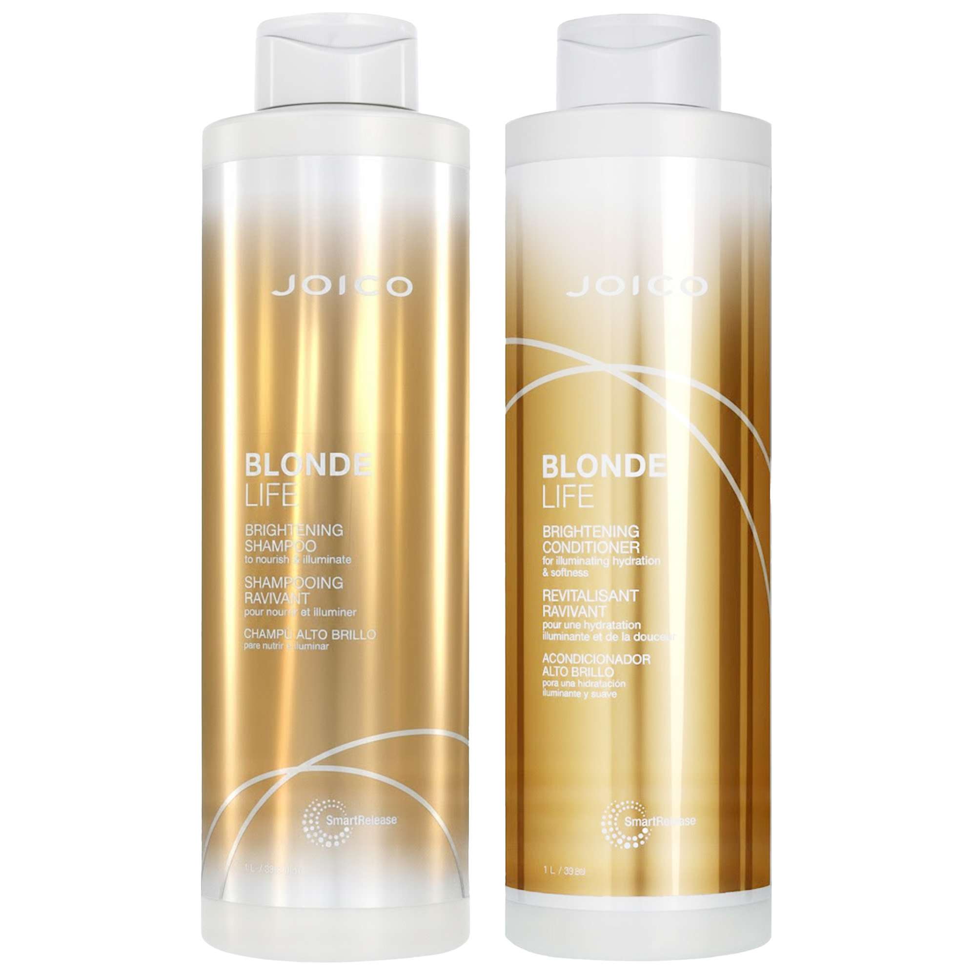 Joico: Joico  Duo: Blonde Life Brightening Conditioner 1000ml & Shampoo 1000ml