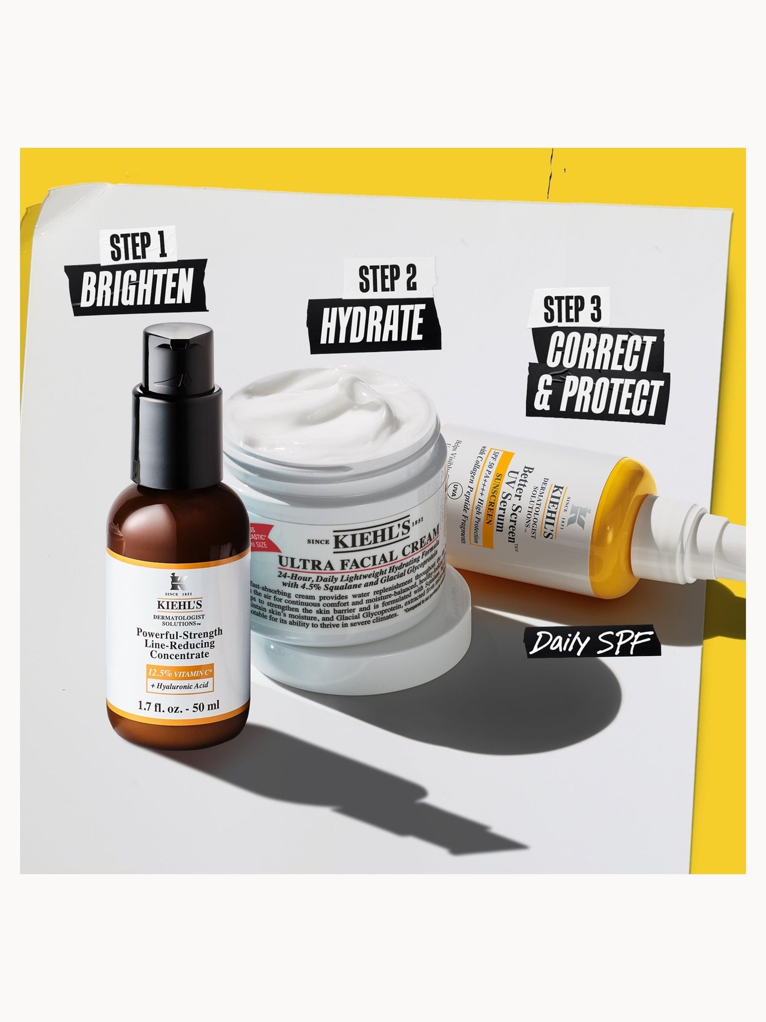 Kiehl's Better Screen UV Serum Sunscreen SPF50+ 50ml | LOOKFANTASTIC