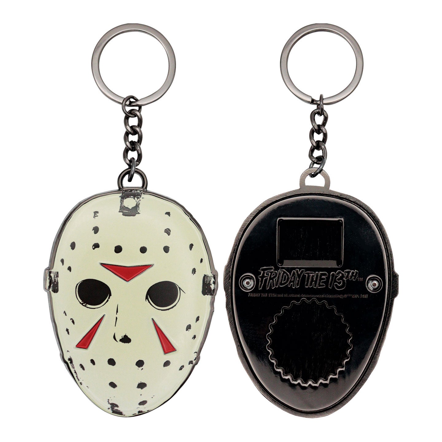 Felpa Con Cappuccio Ufficiale Friday The 13th – Logo Block – Taglie Forti (3XL-5XL) – Nero - 6