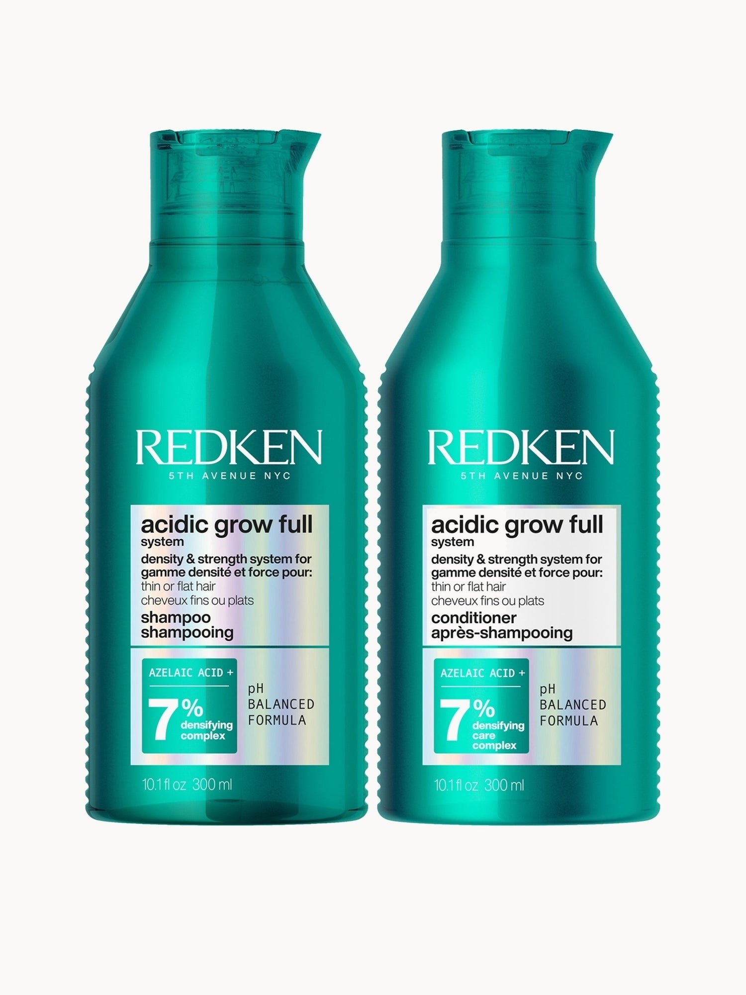 Redken Acidic Grow Full System Densyfying Shampoo 300ml & Redken Acidic Grow Full System Densifying Conditioner 300ml Duo