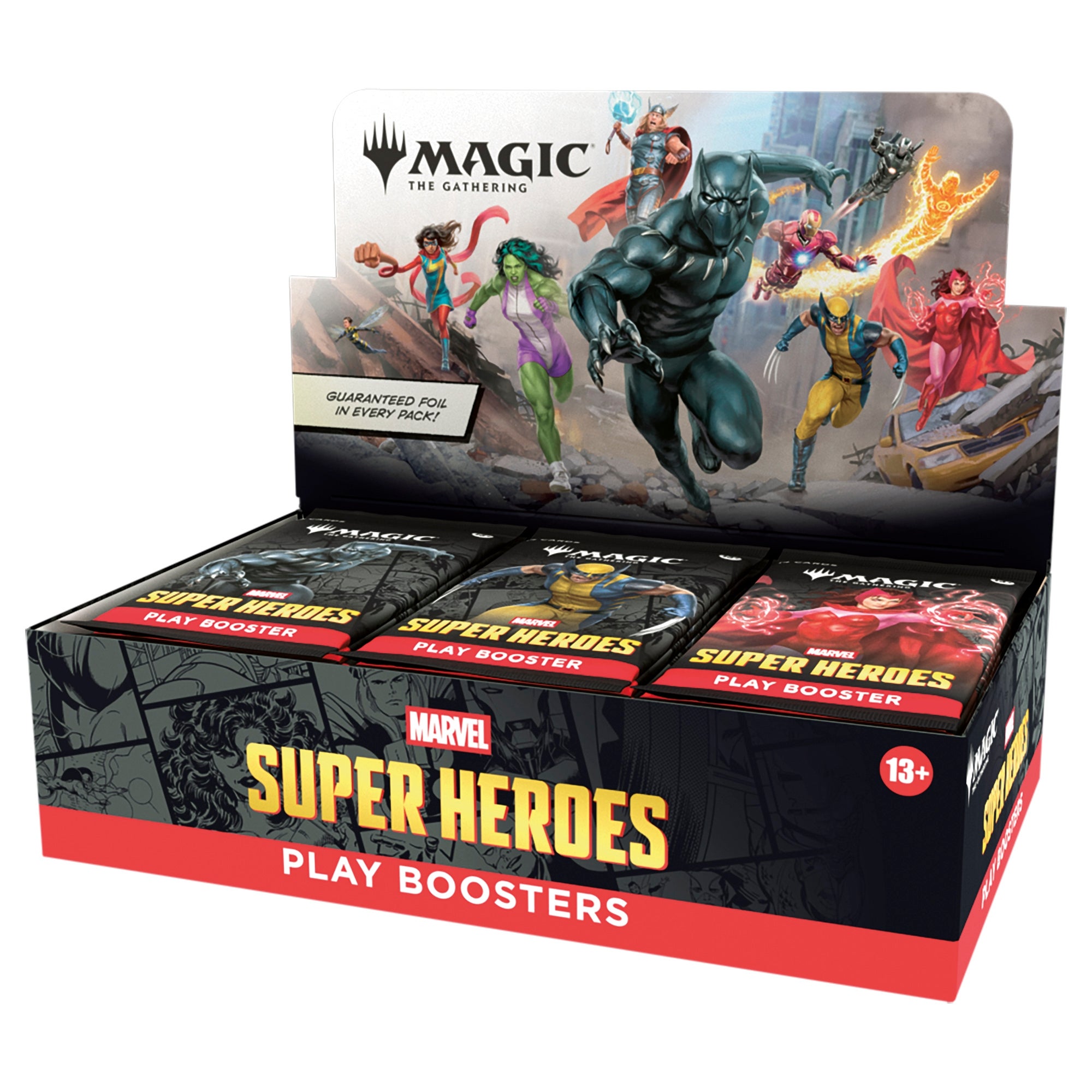 marvel ultimate battles booster box Super Heroes Play Case (6 Boxes) From iconic heroes to legendary villains Magic: The Gathering | Marvel