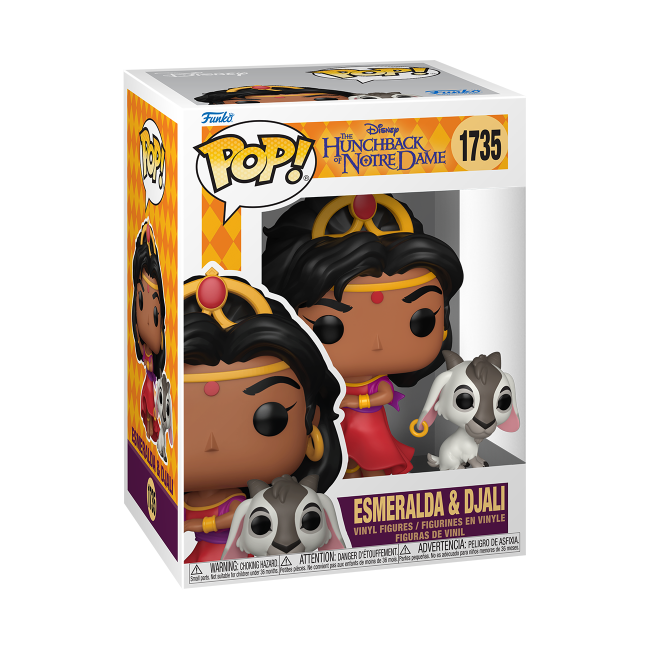 The Hunchback of Notre Dame Funko POP! Esmeralda with Djali Buddy