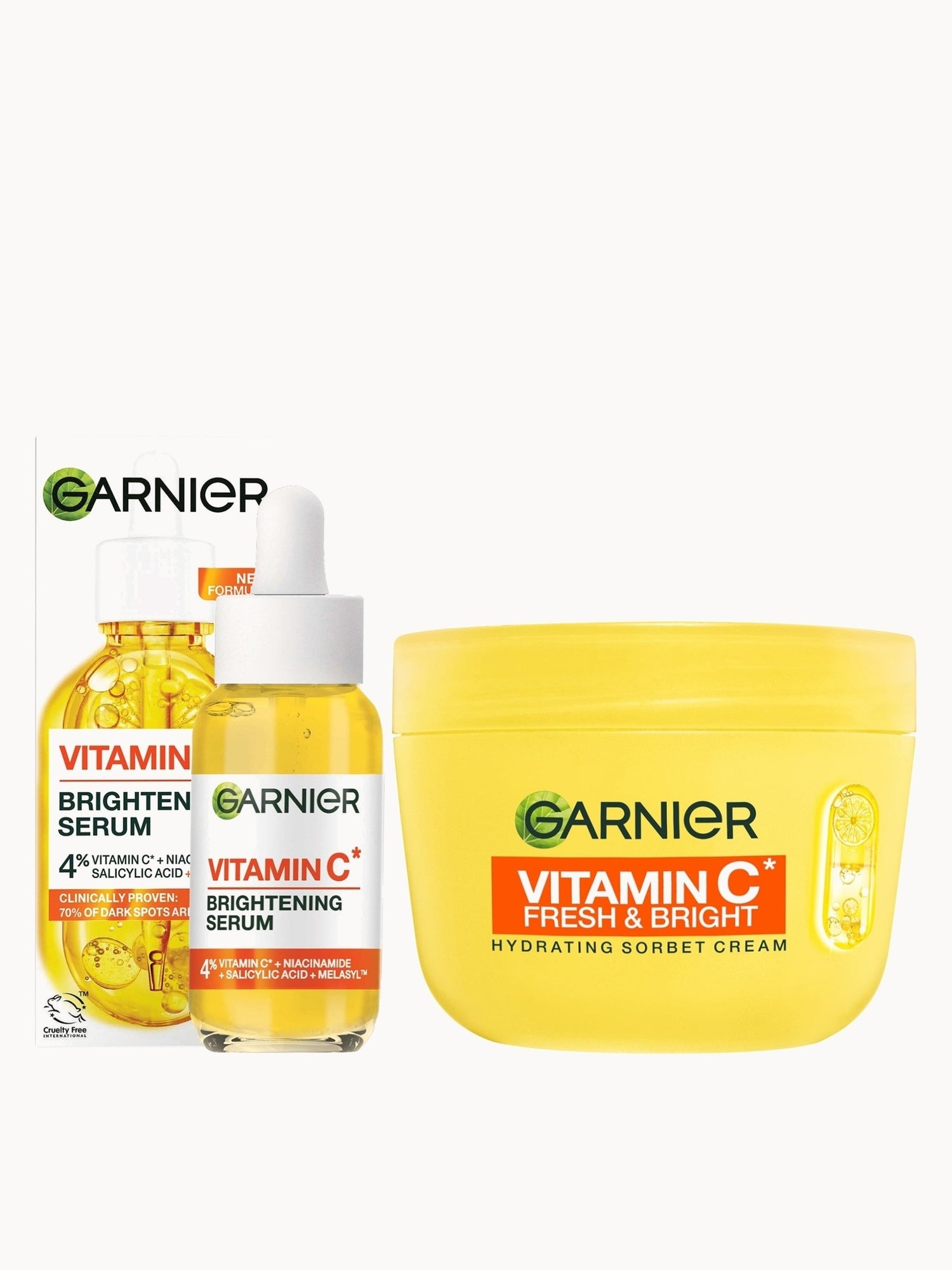 Garnier Vitamin C Fresh & Bright 2-Step Bundle
