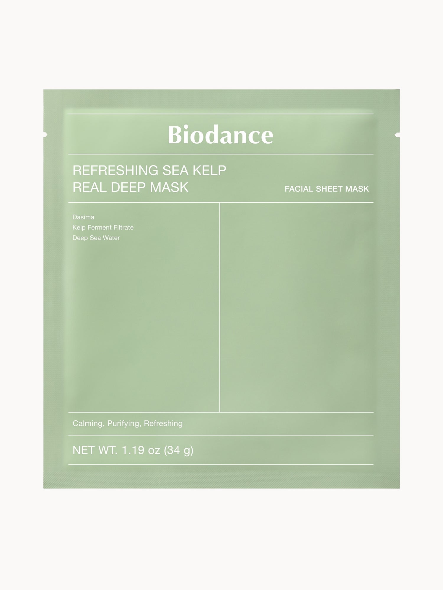 Biodance Calming Sea Kelp Real Deep Mask (4 Pack)