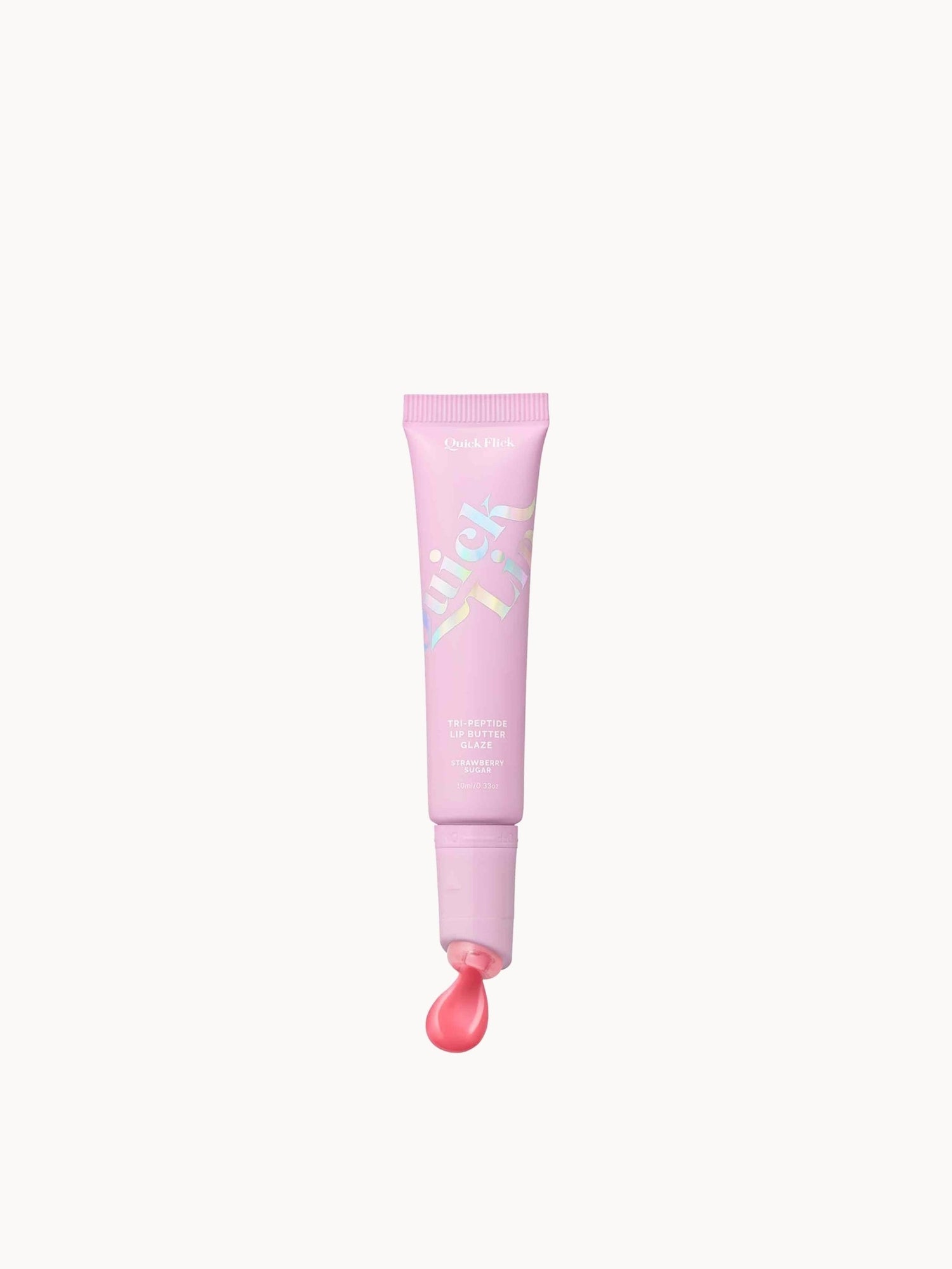 Quick Flick Quick Lip Tri-Peptide Lip Butter Glaze - Strawberry Sugar (Pink) 10ml